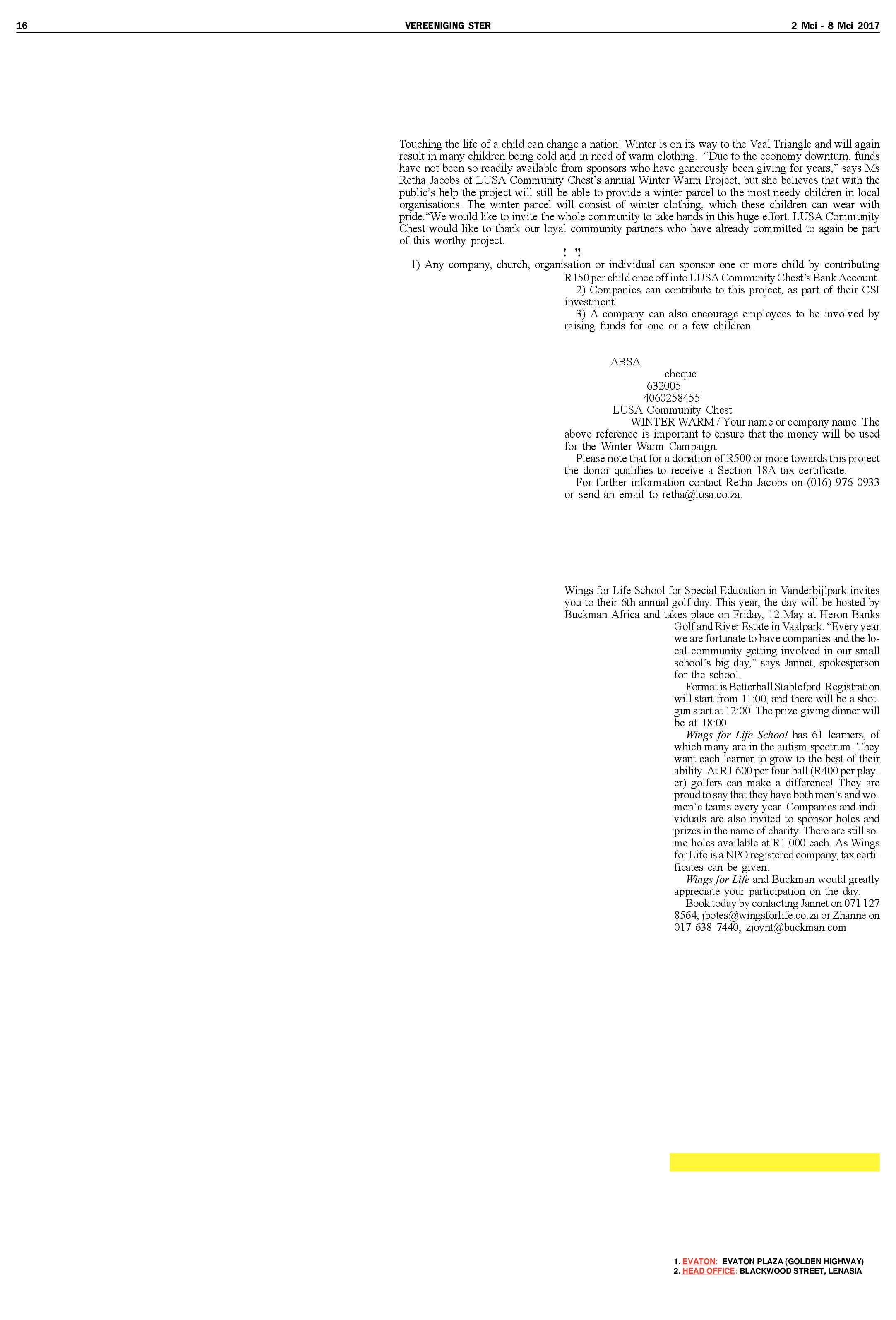 Vereeniging Ster 2 – 8 Mei 2017 page 16