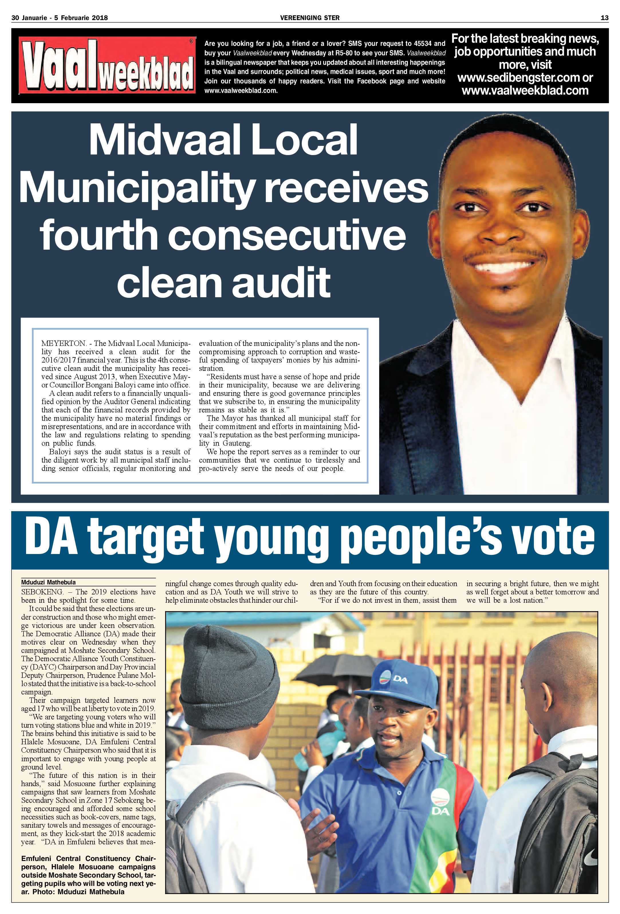 Vereeniging Ster 30 Januarie – 5 Februarie 2018 page 13