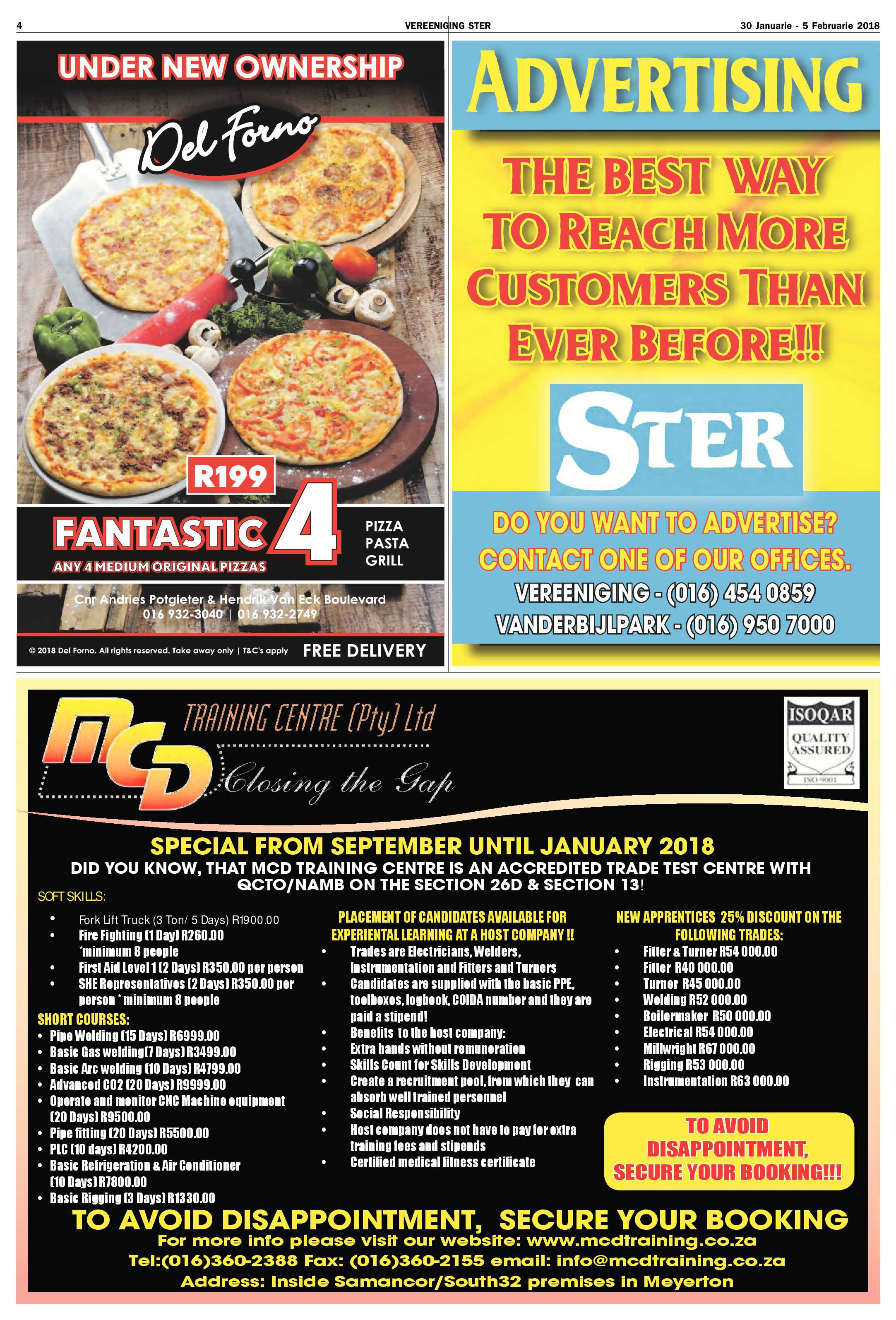 Vereeniging Ster 30 Januarie – 5 Februarie 2018 page 4