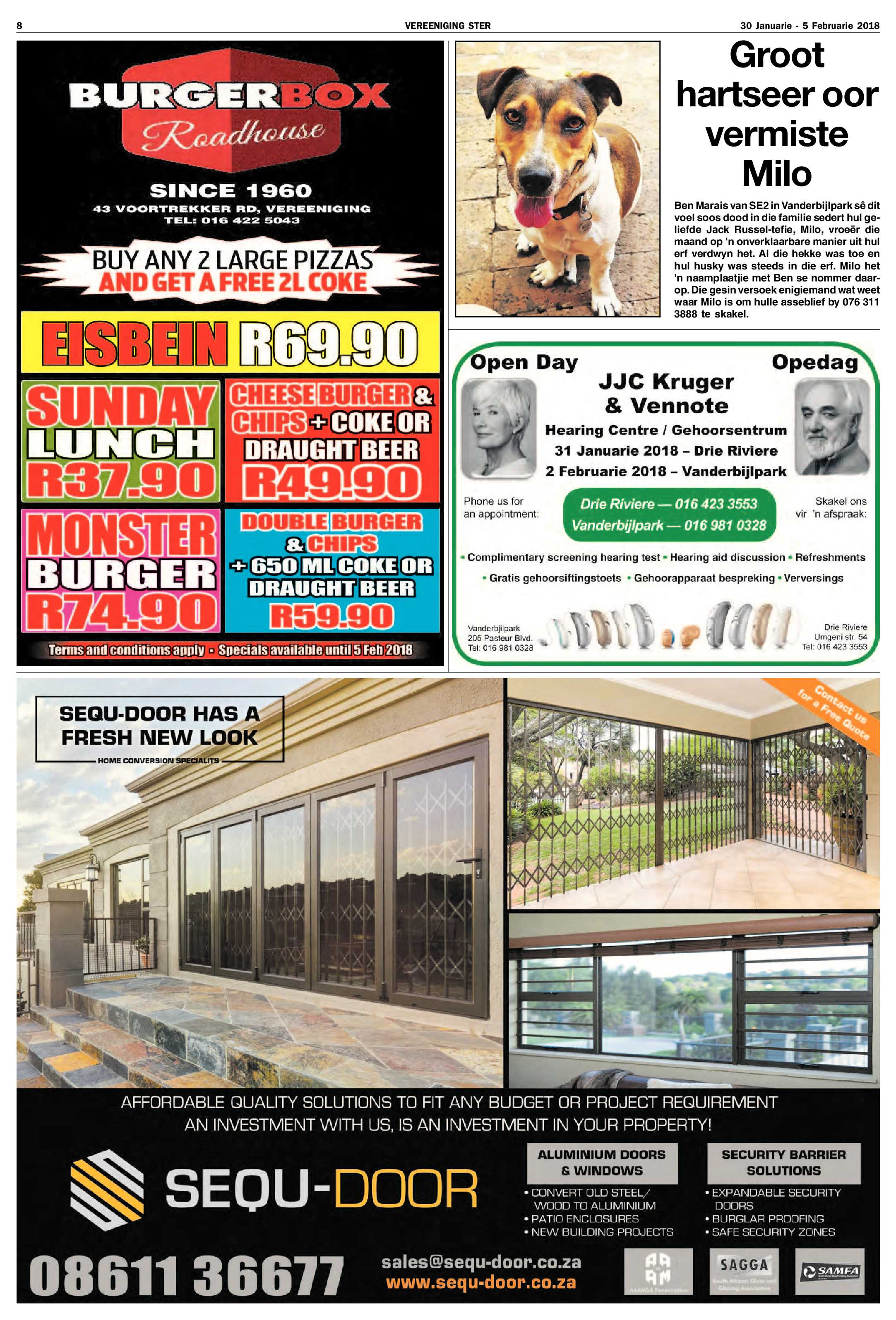 Vereeniging Ster 30 Januarie – 5 Februarie 2018 page 8
