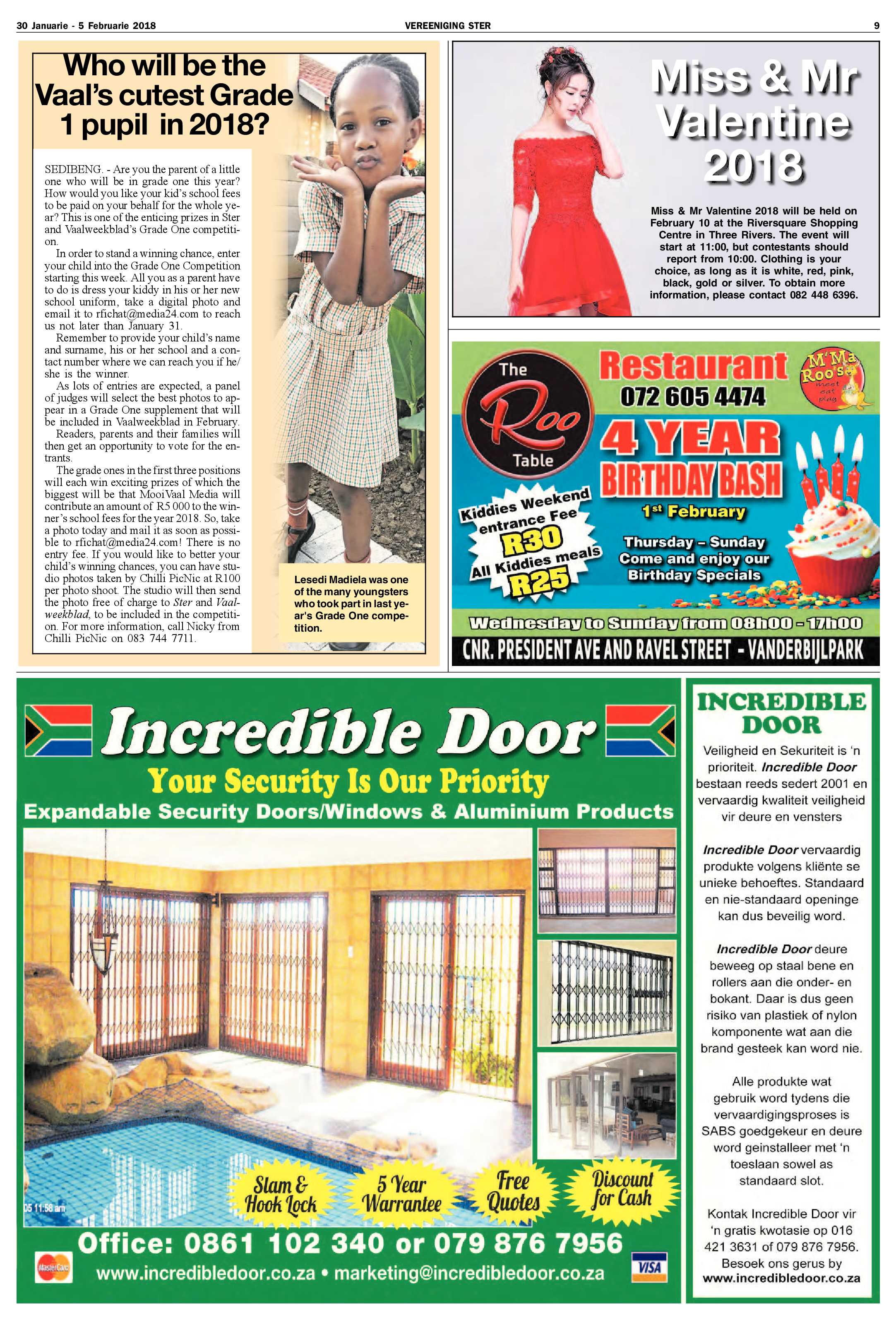 Vereeniging Ster 30 Januarie – 5 Februarie 2018 page 9