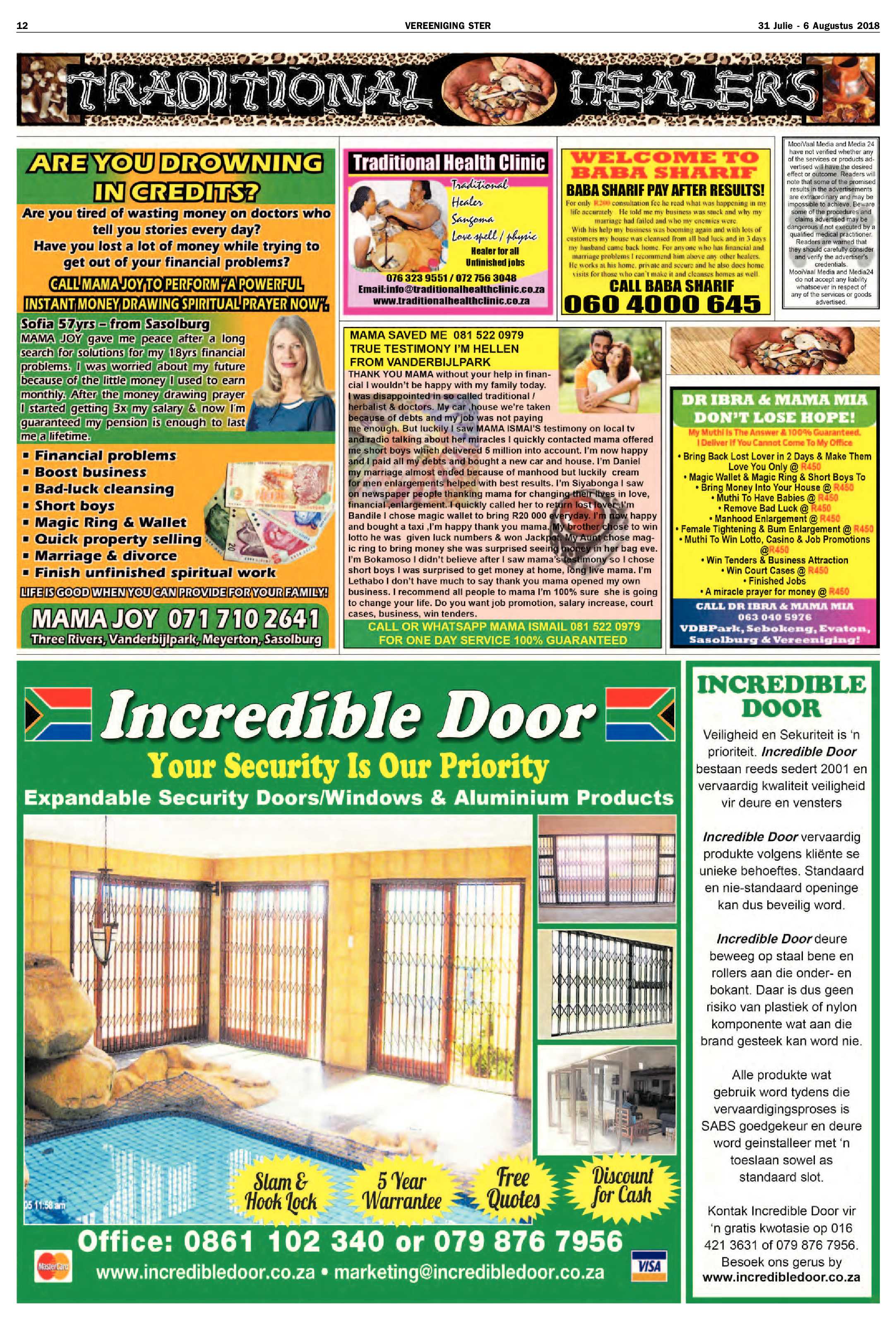 Vereeniging Ster 31 Julie – 6 Augustus 2018 page 12