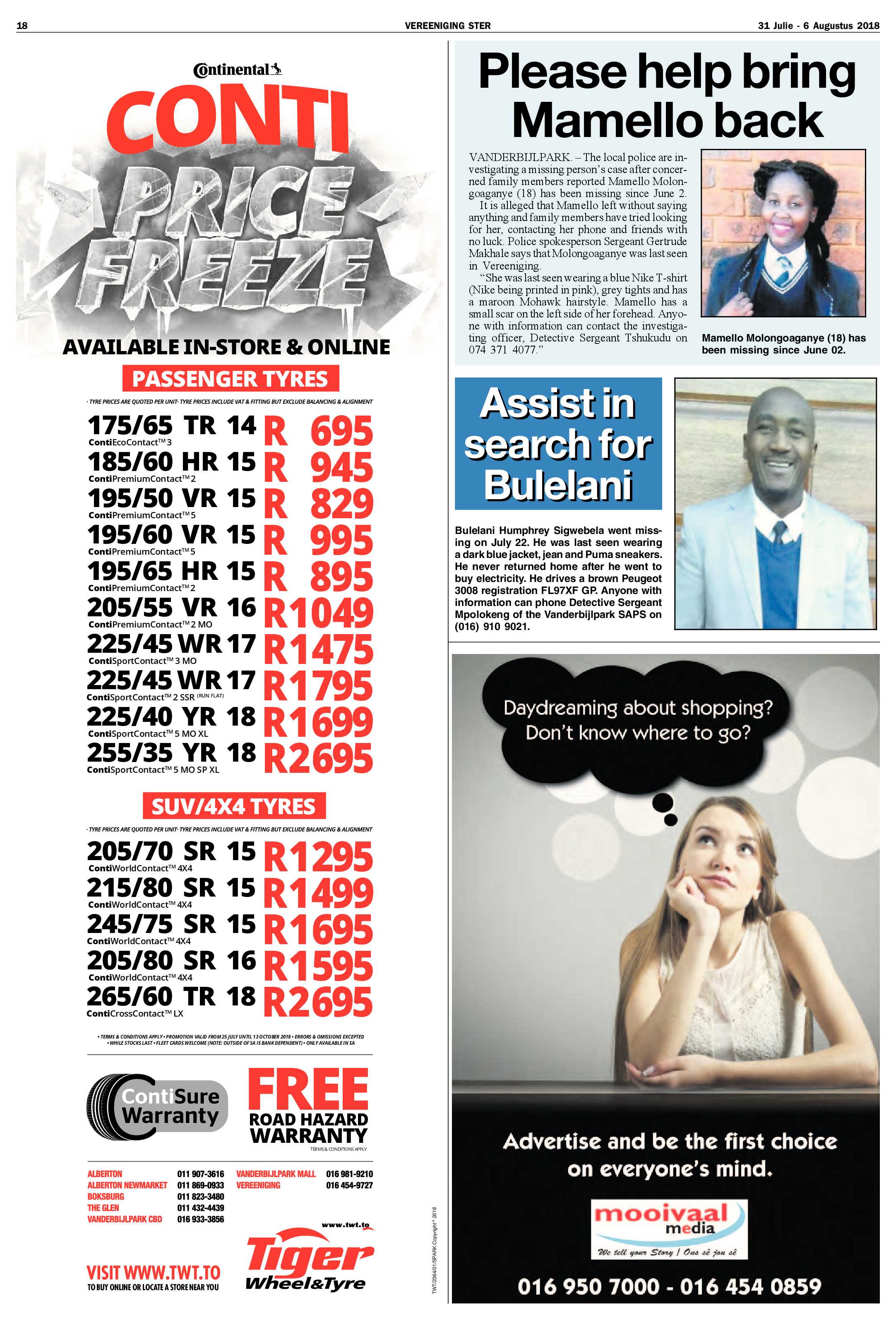 Vereeniging Ster 31 Julie – 6 Augustus 2018 page 18