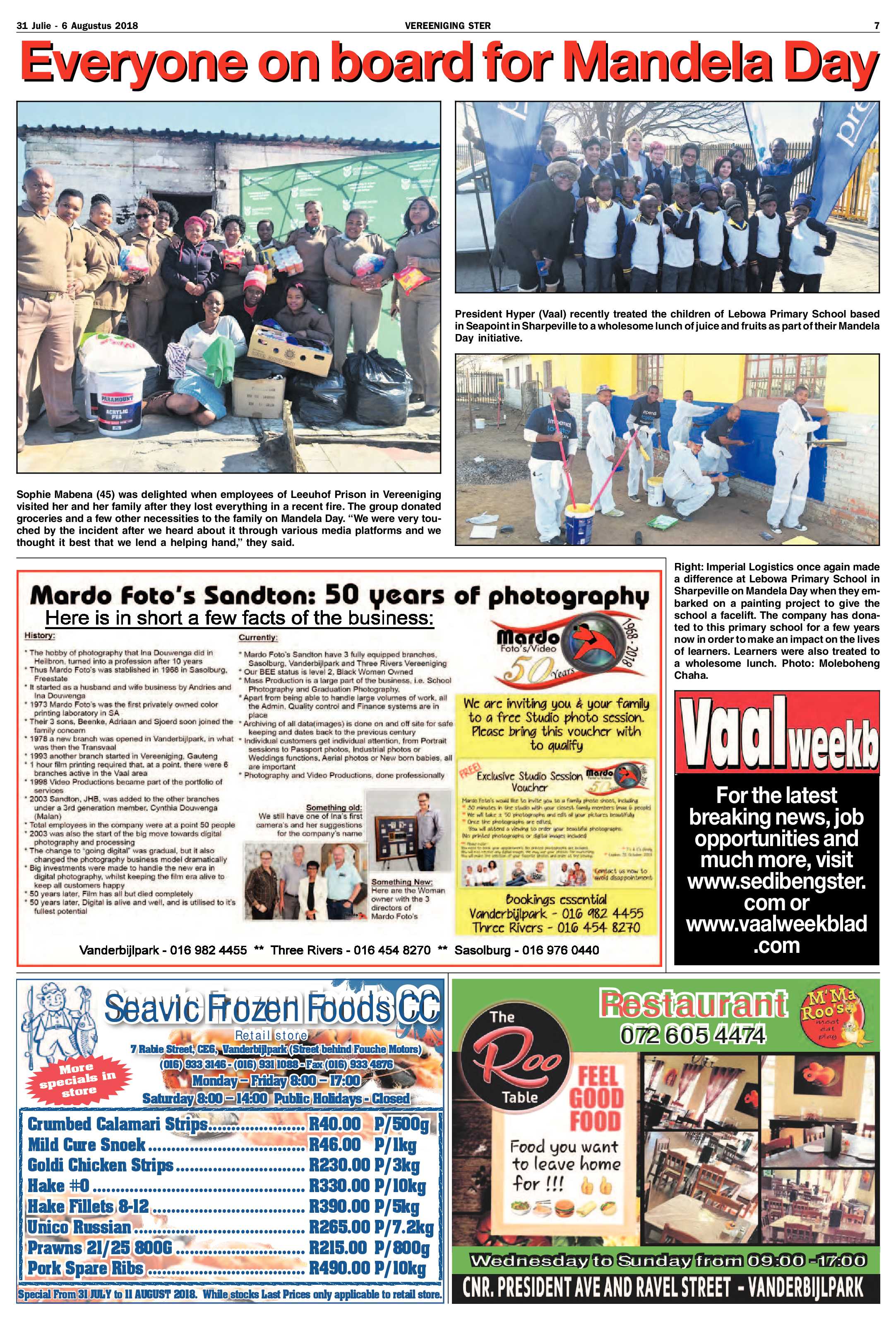 Vereeniging Ster 31 Julie – 6 Augustus 2018 page 7