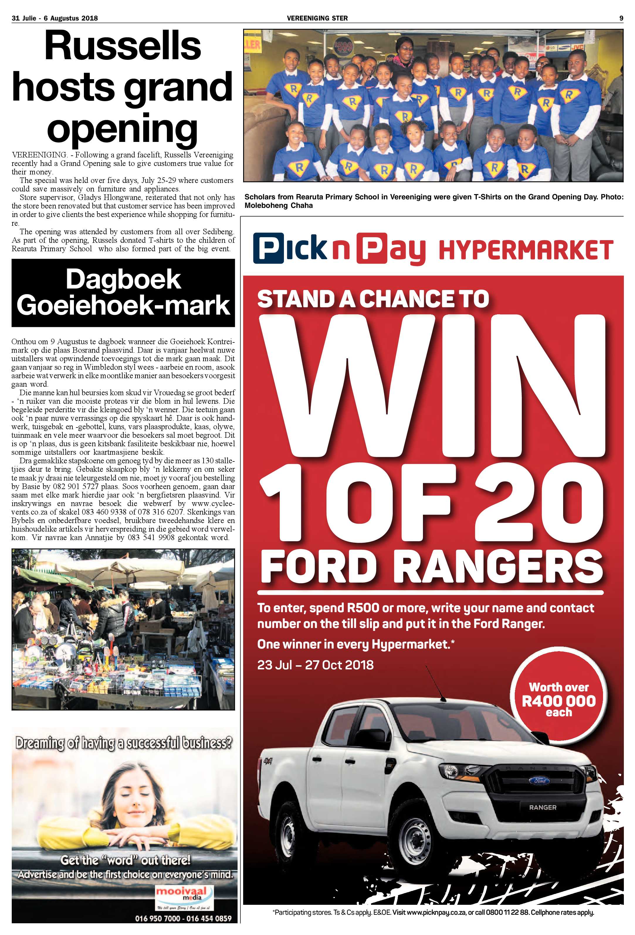 Vereeniging Ster 31 Julie – 6 Augustus 2018 page 9
