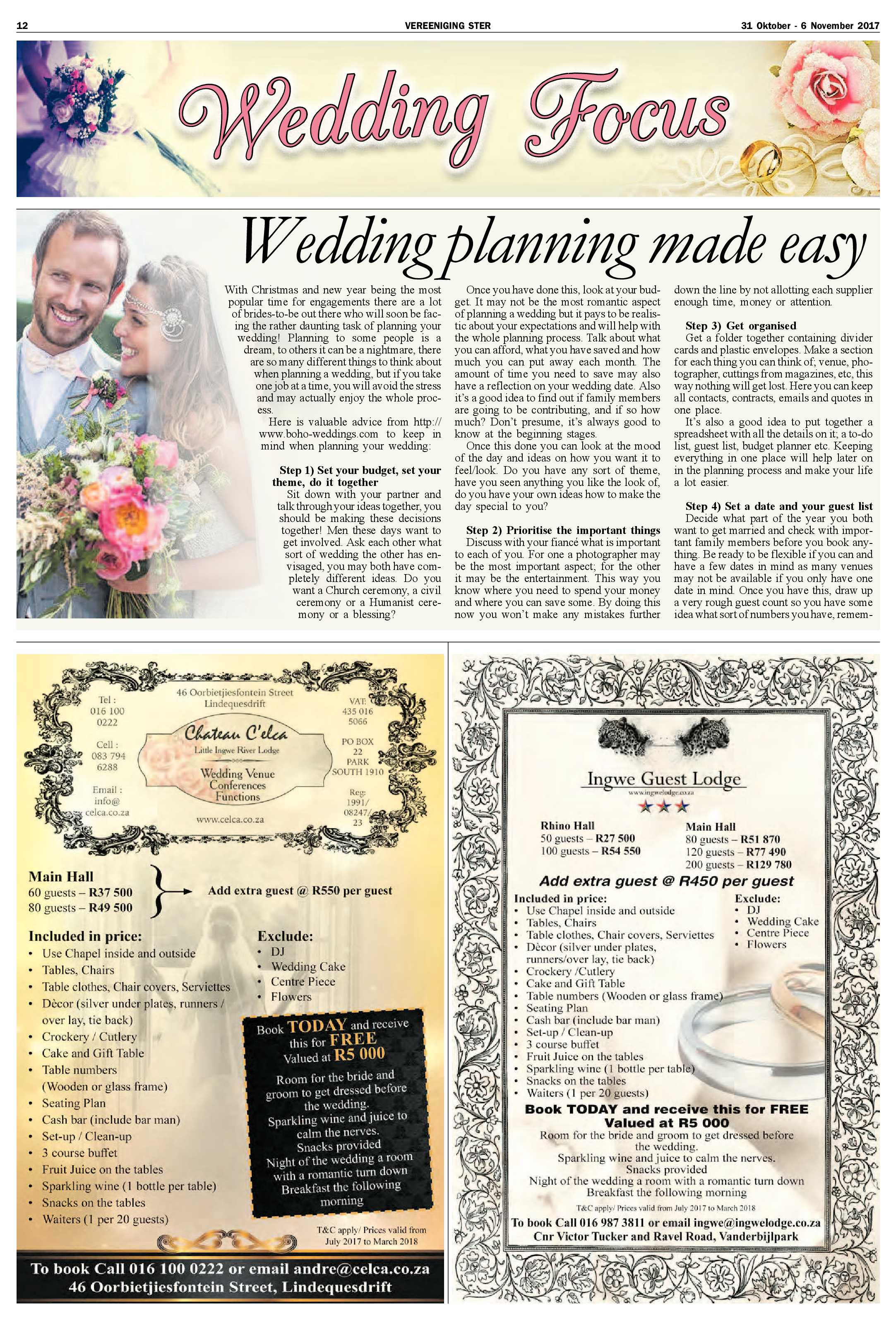 Vereeniging Ster 31 Oktober – 6 November 2017 page 12