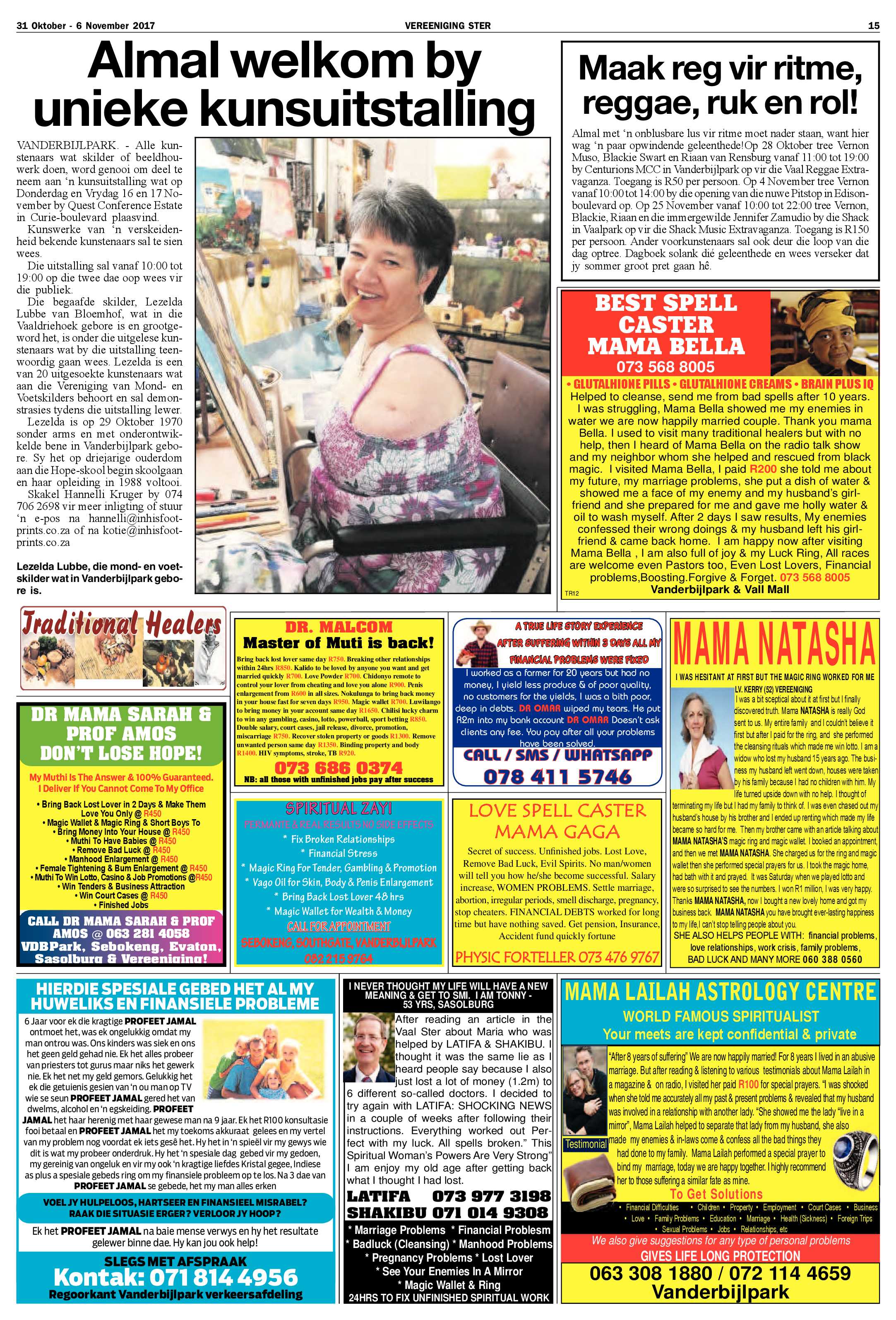 Vereeniging Ster 31 Oktober – 6 November 2017 page 15