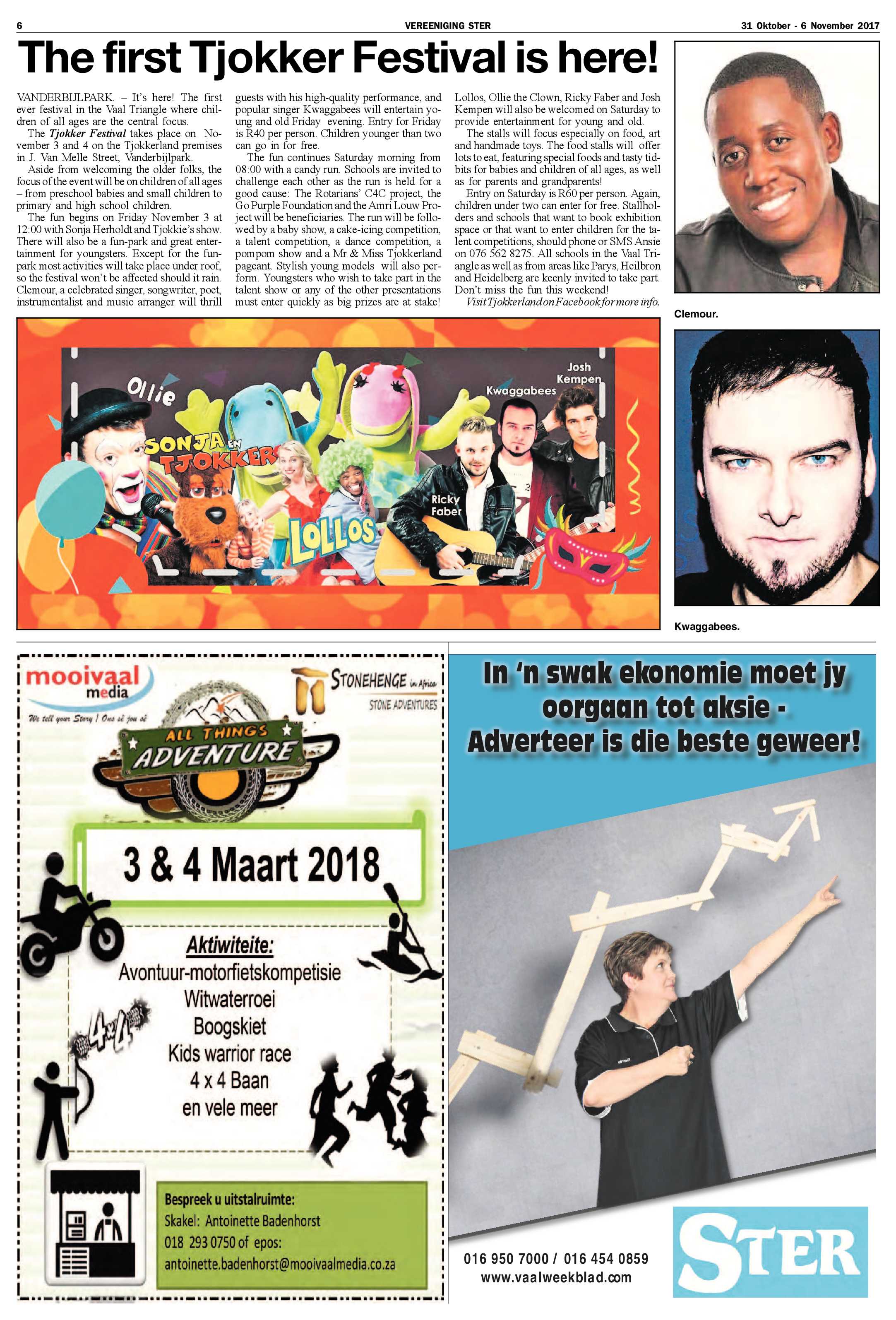 Vereeniging Ster 31 Oktober – 6 November 2017 page 6