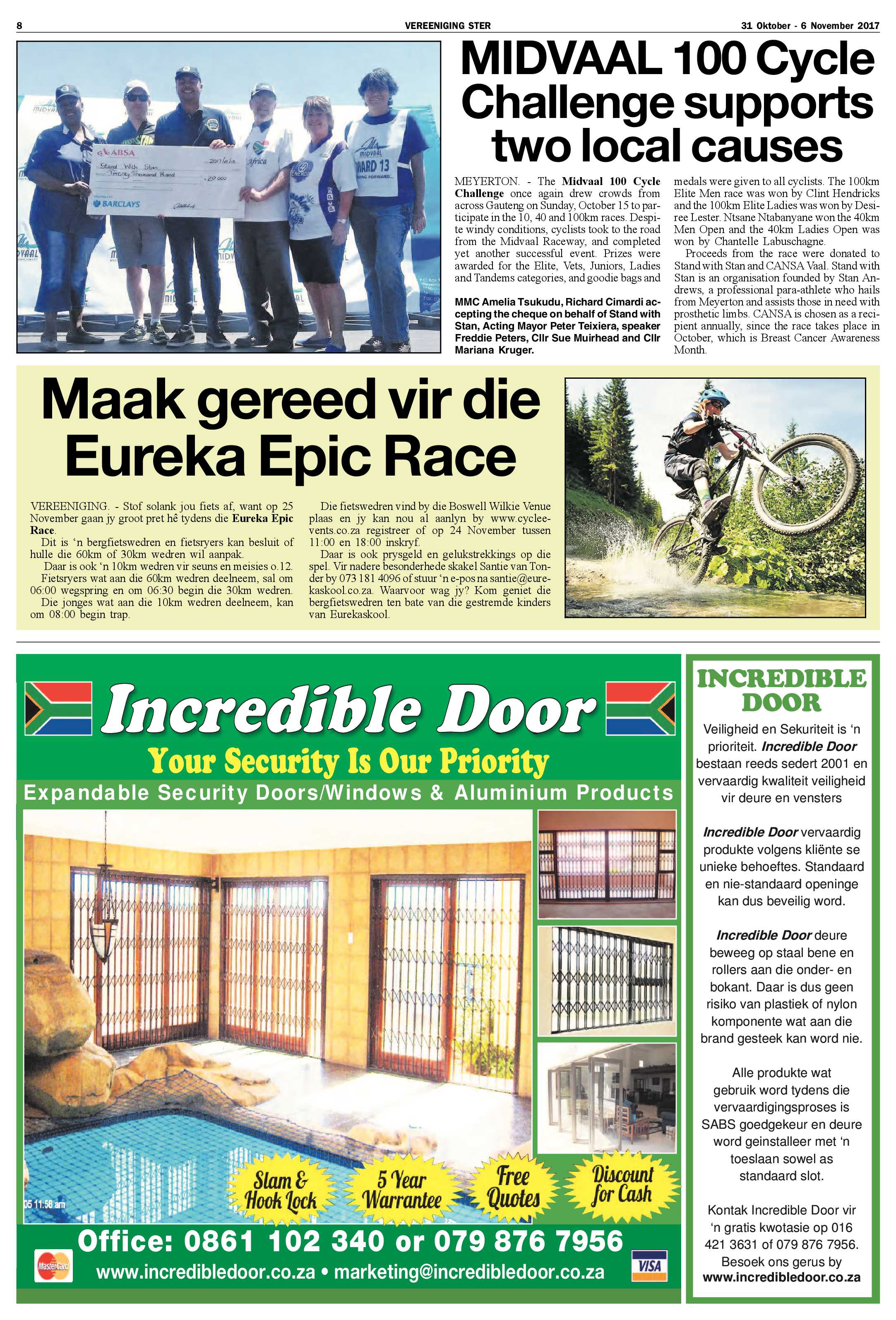 Vereeniging Ster 31 Oktober – 6 November 2017 page 8