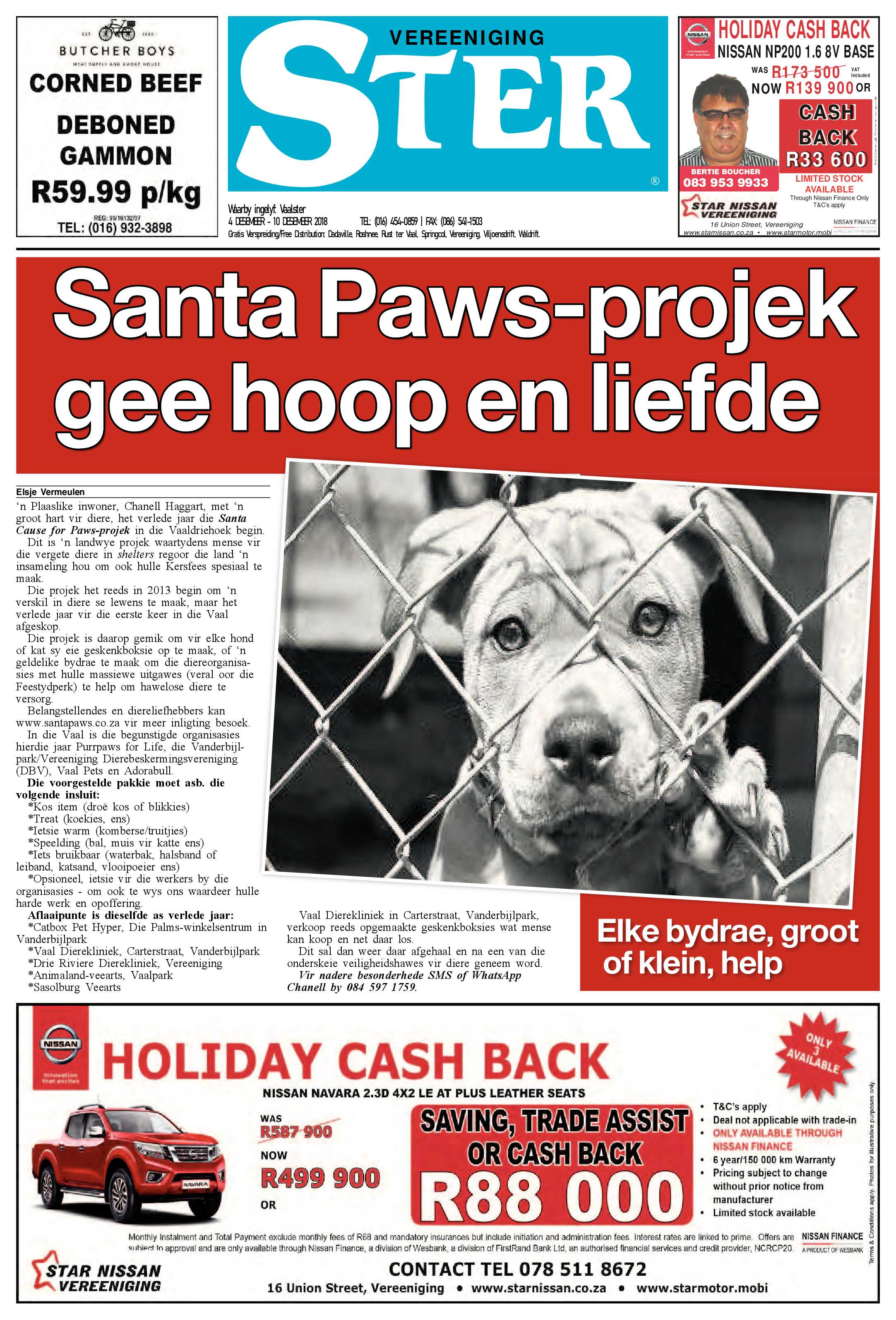 Vereeniging Ster 4 – 10 Desember 2018 page 1