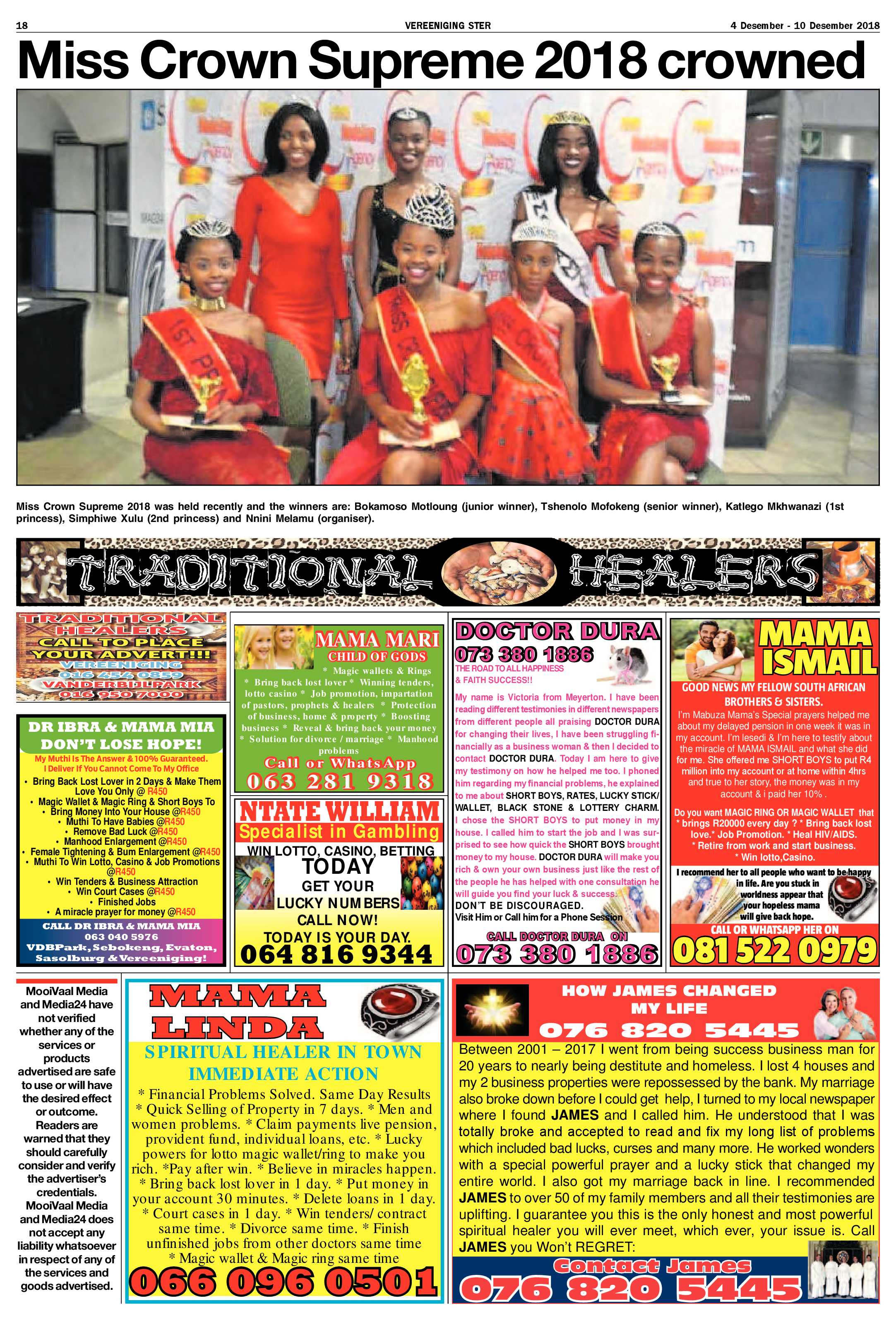 Vereeniging Ster 4 – 10 Desember 2018 page 18