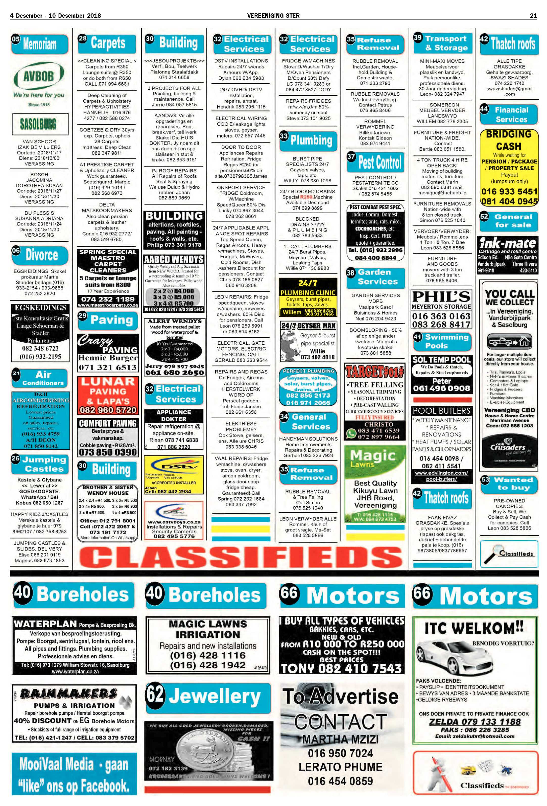 Vereeniging Ster 4 – 10 Desember 2018 page 21