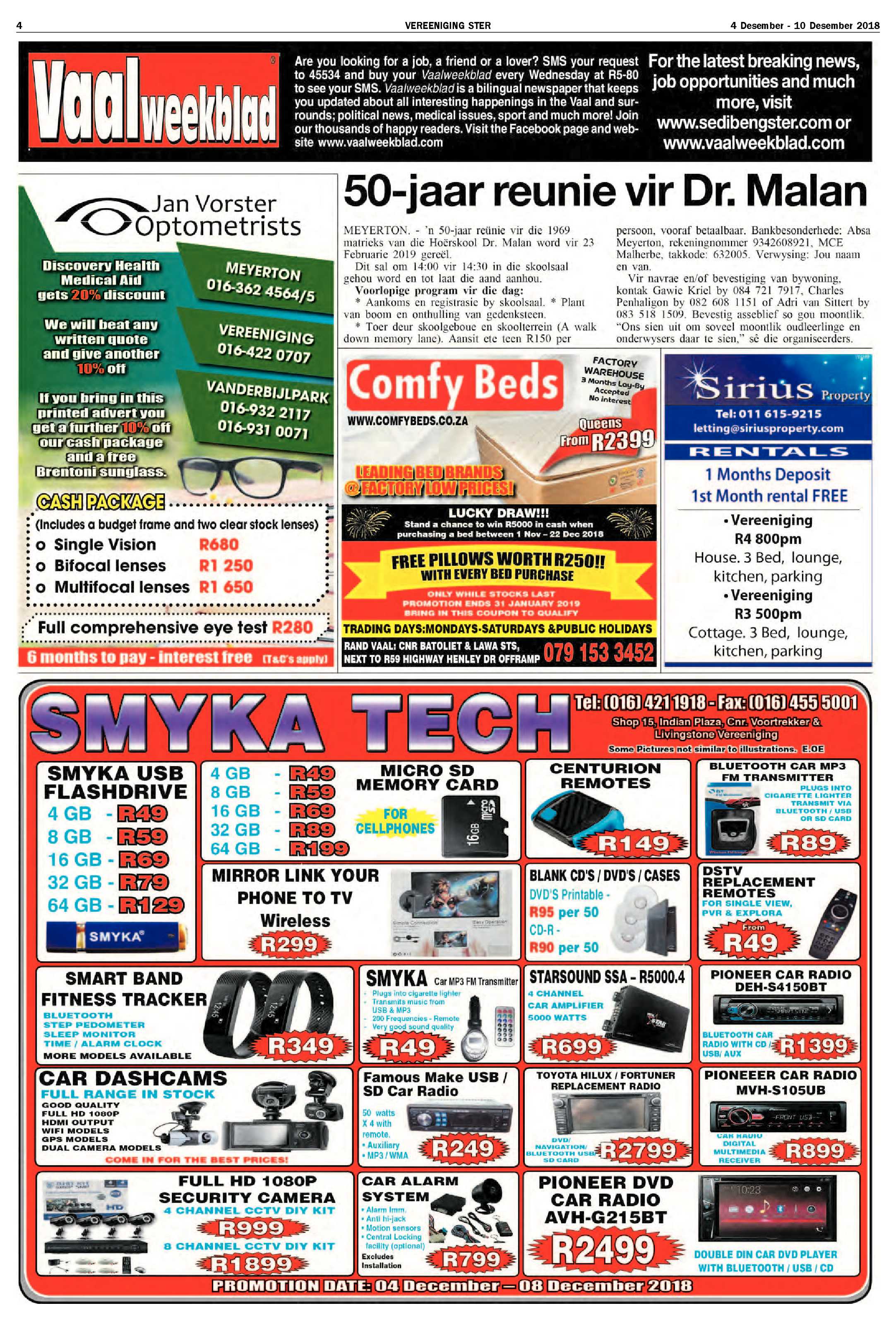 Vereeniging Ster 4 – 10 Desember 2018 page 4