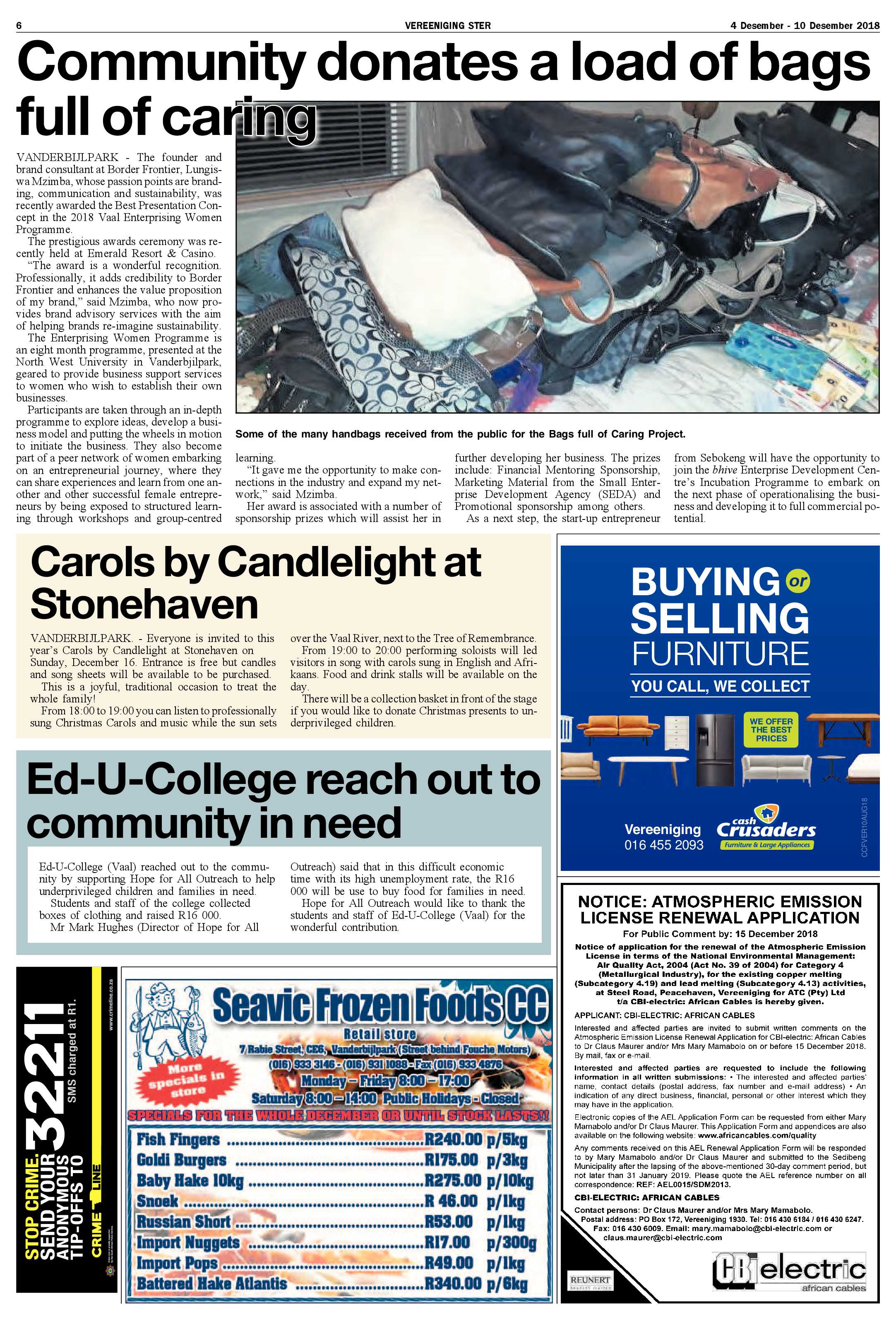 Vereeniging Ster 4 – 10 Desember 2018 page 6