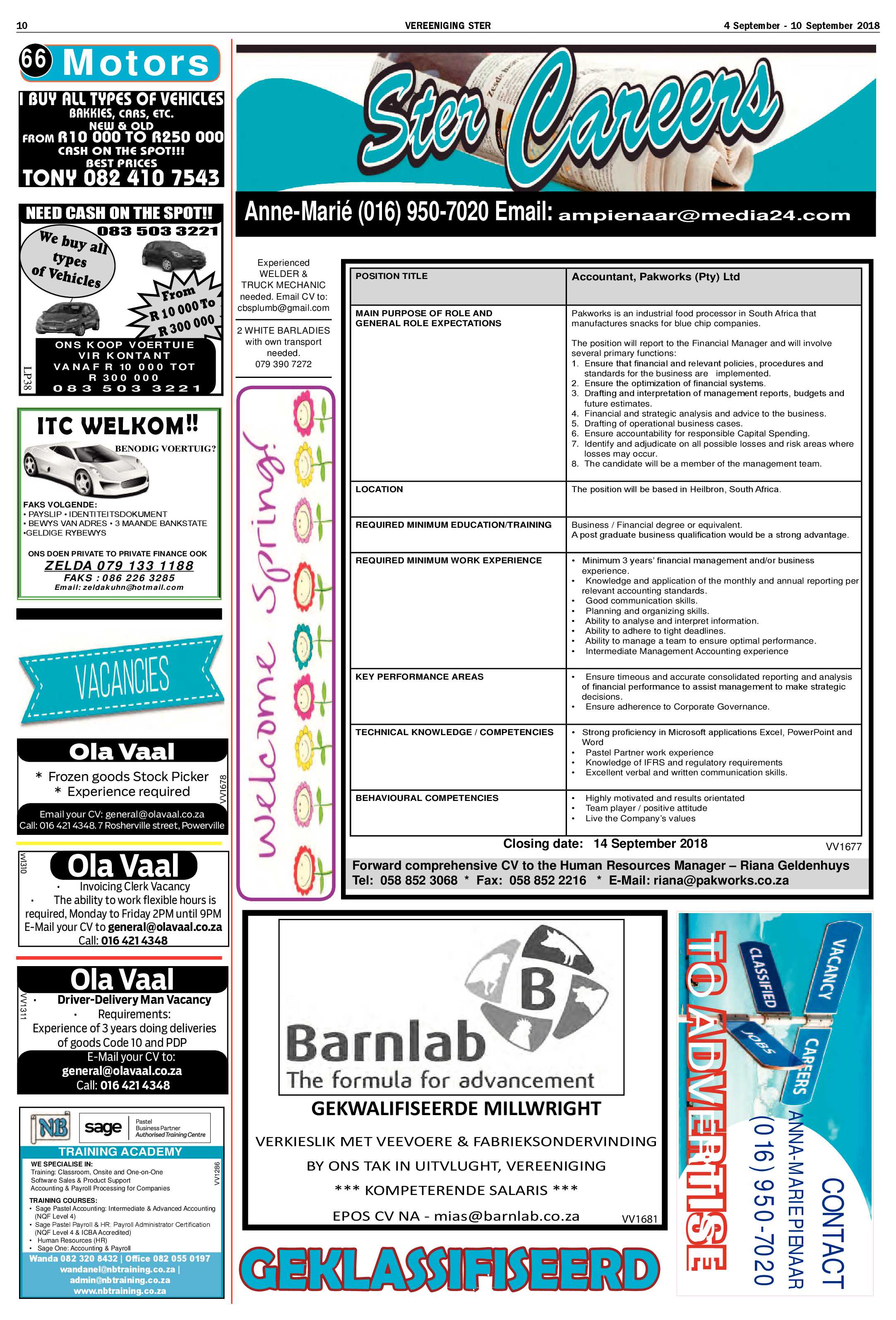 Vereeniging Ster 4 – 10 September 2018 page 10