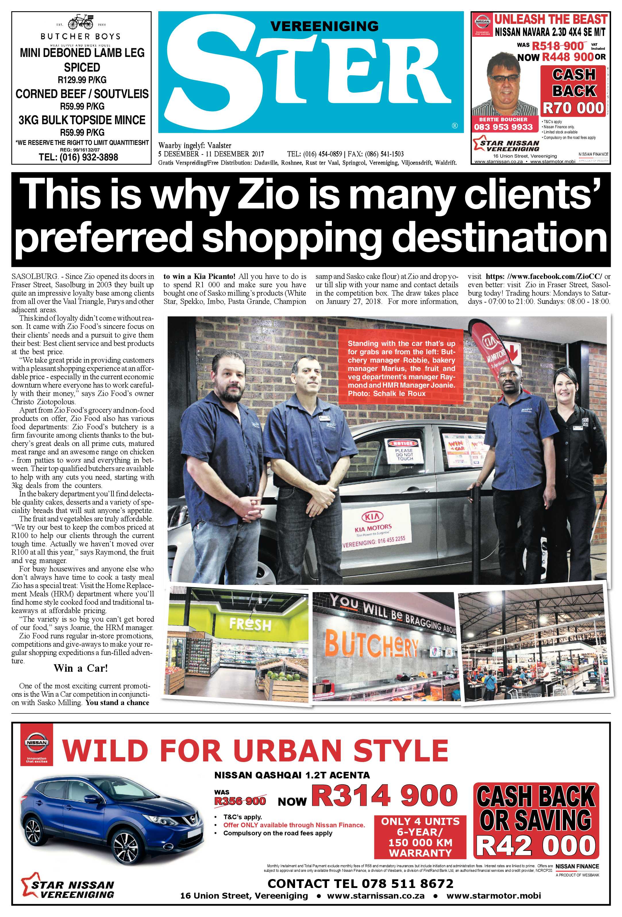 Vereeniging Ster 5 – 11 Desember 2017 page 1