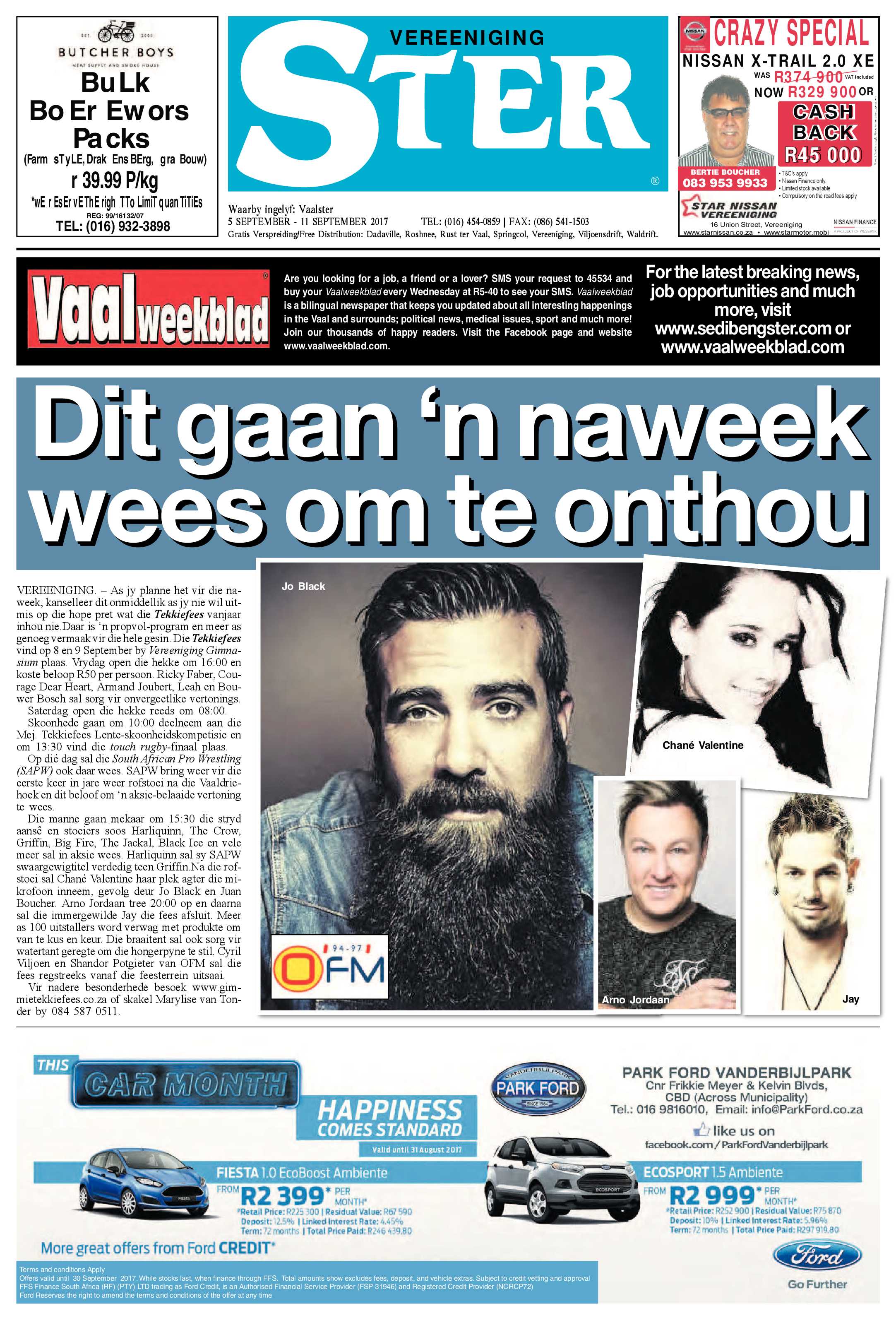 Vereeniging Ster 5 – 11 September 2017 page 1