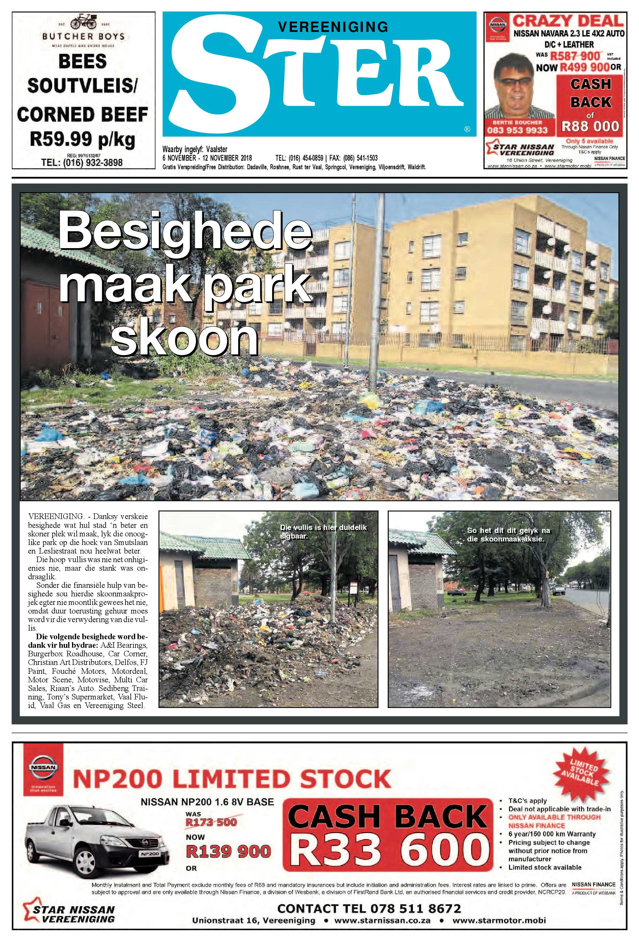 Vereeniging Ster 6 – 12 November 2018 page 1