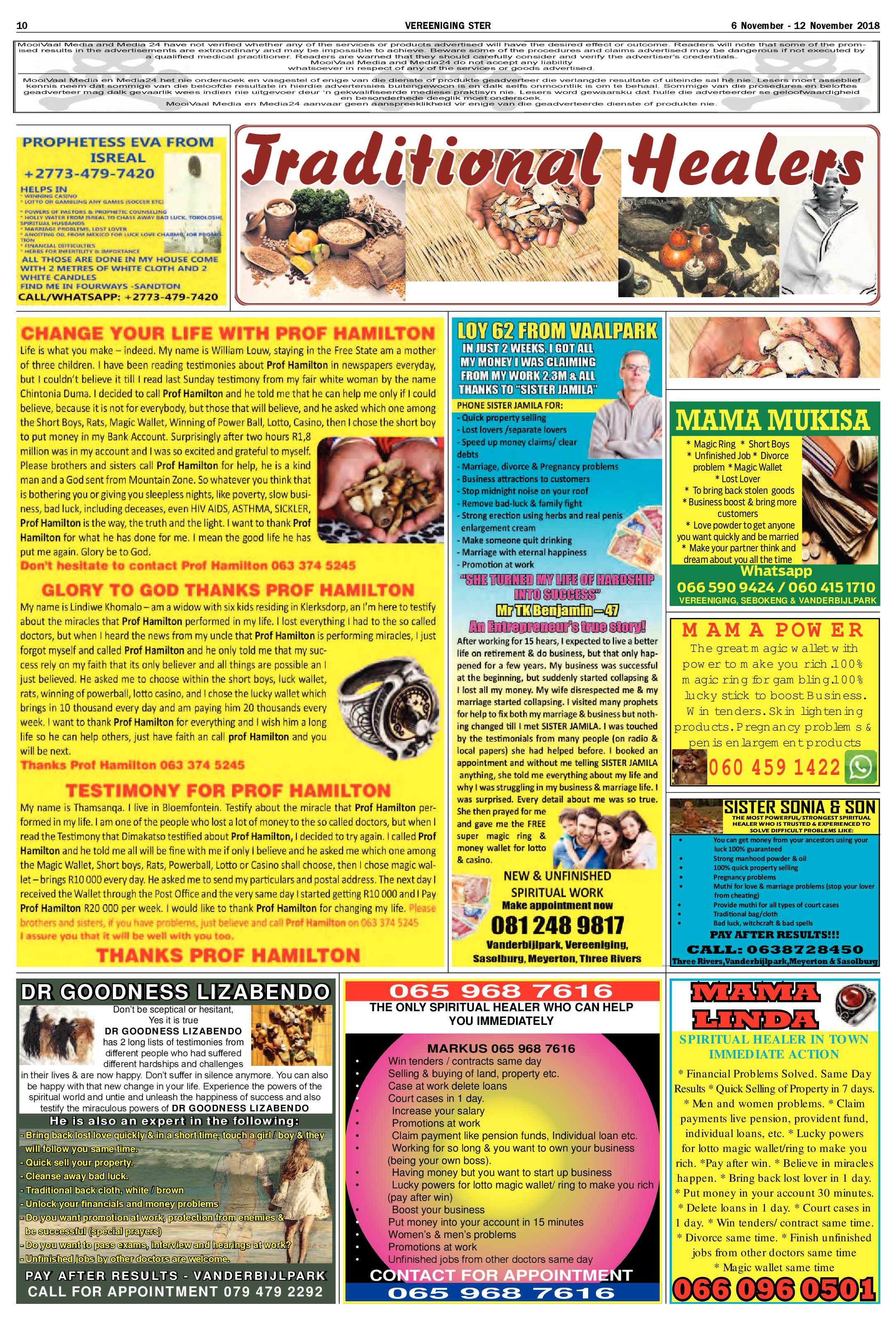 Vereeniging Ster 6 – 12 November 2018 page 10