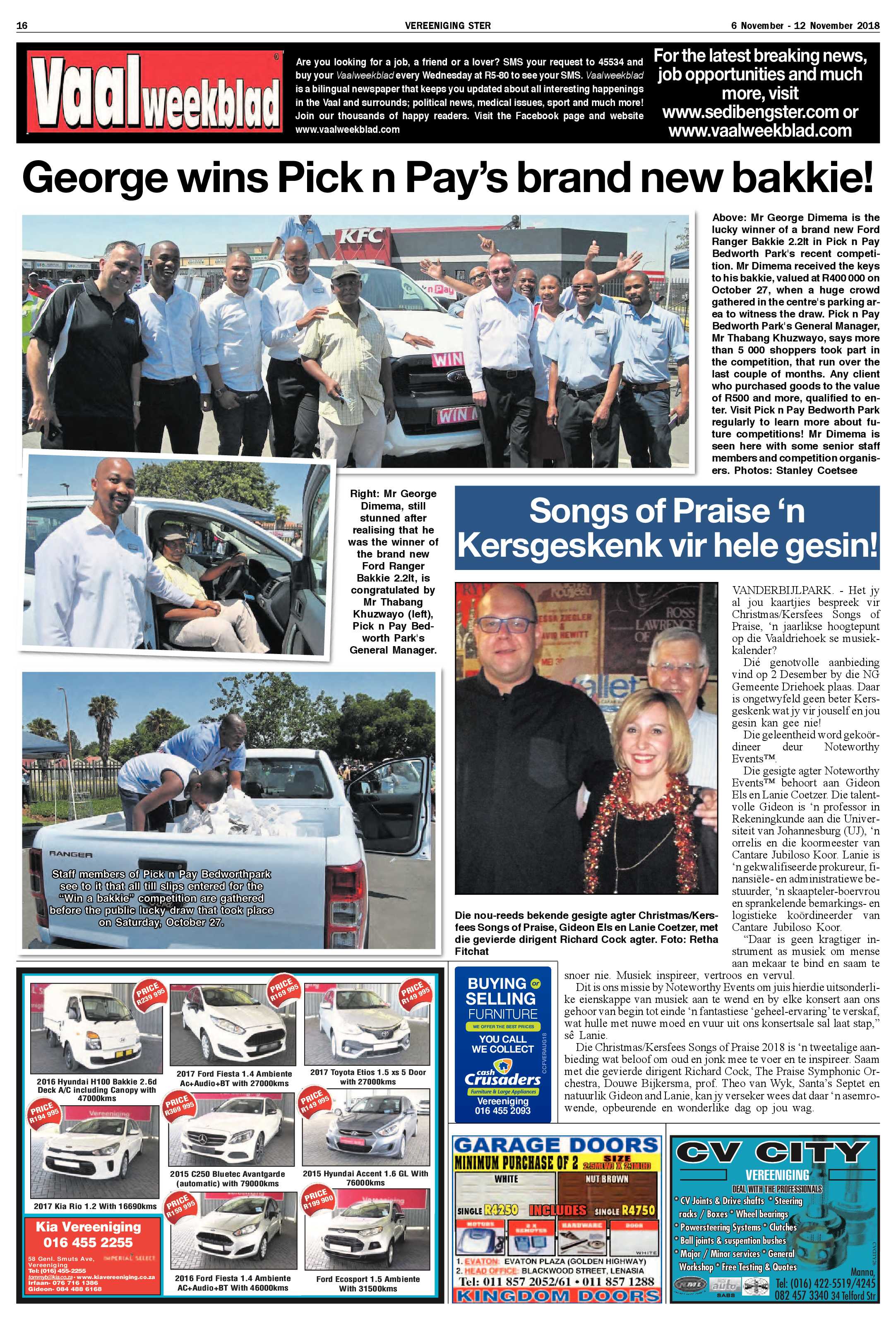 Vereeniging Ster 6 – 12 November 2018 page 16