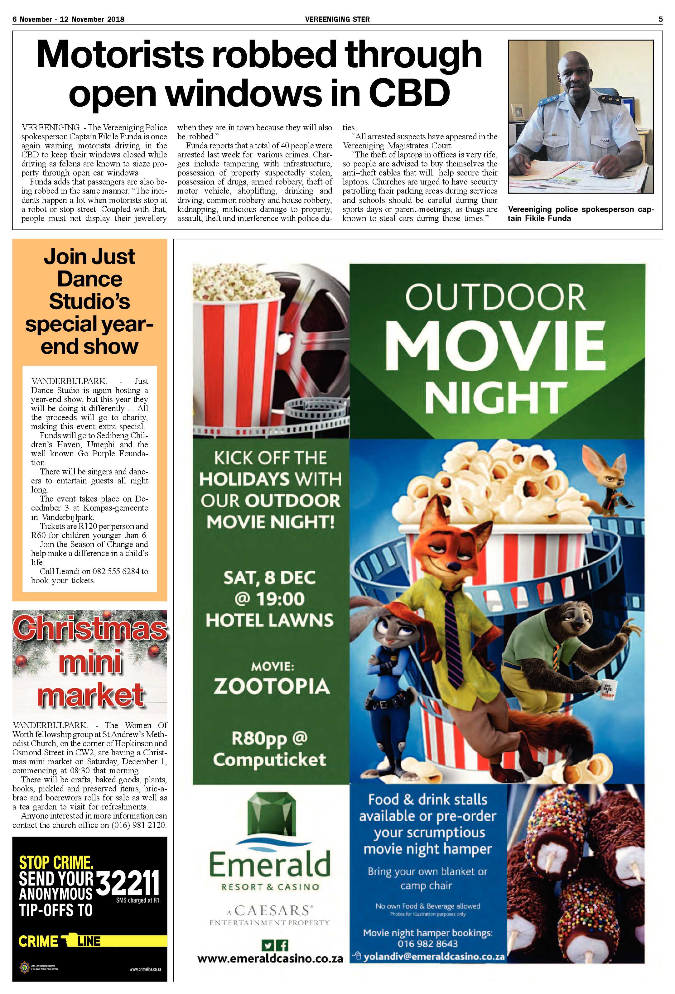 Vereeniging Ster 6 – 12 November 2018 page 5