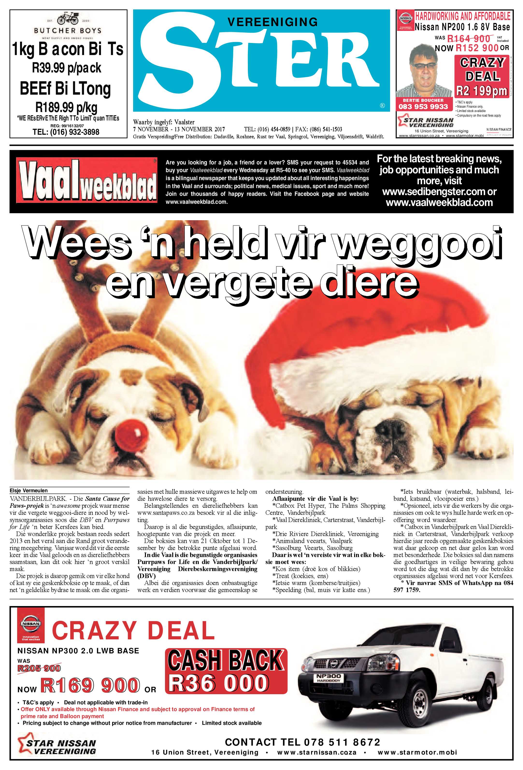 Vereeniging Ster 7 – 13 November 2017 page 1
