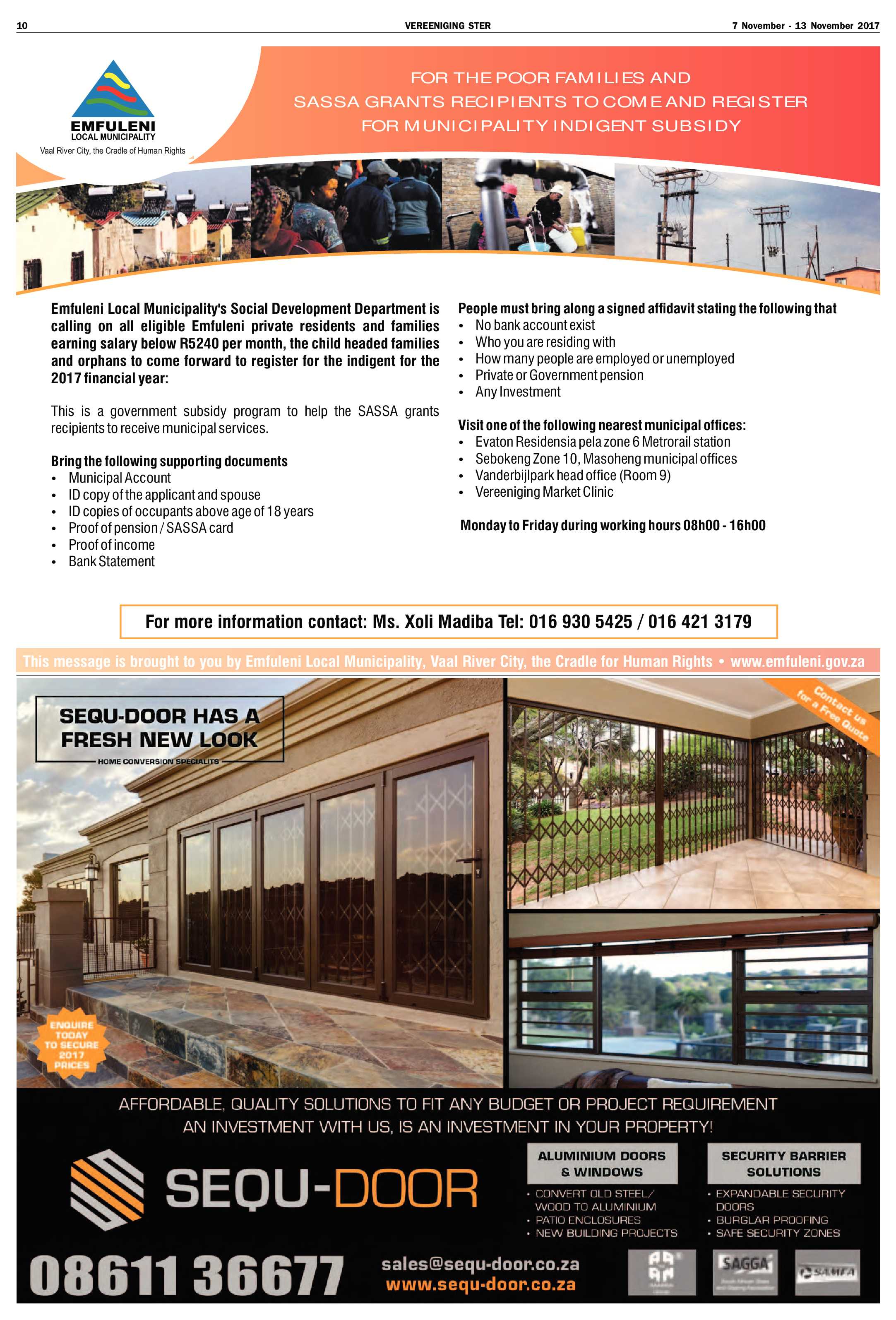 Vereeniging Ster 7 – 13 November 2017 page 10