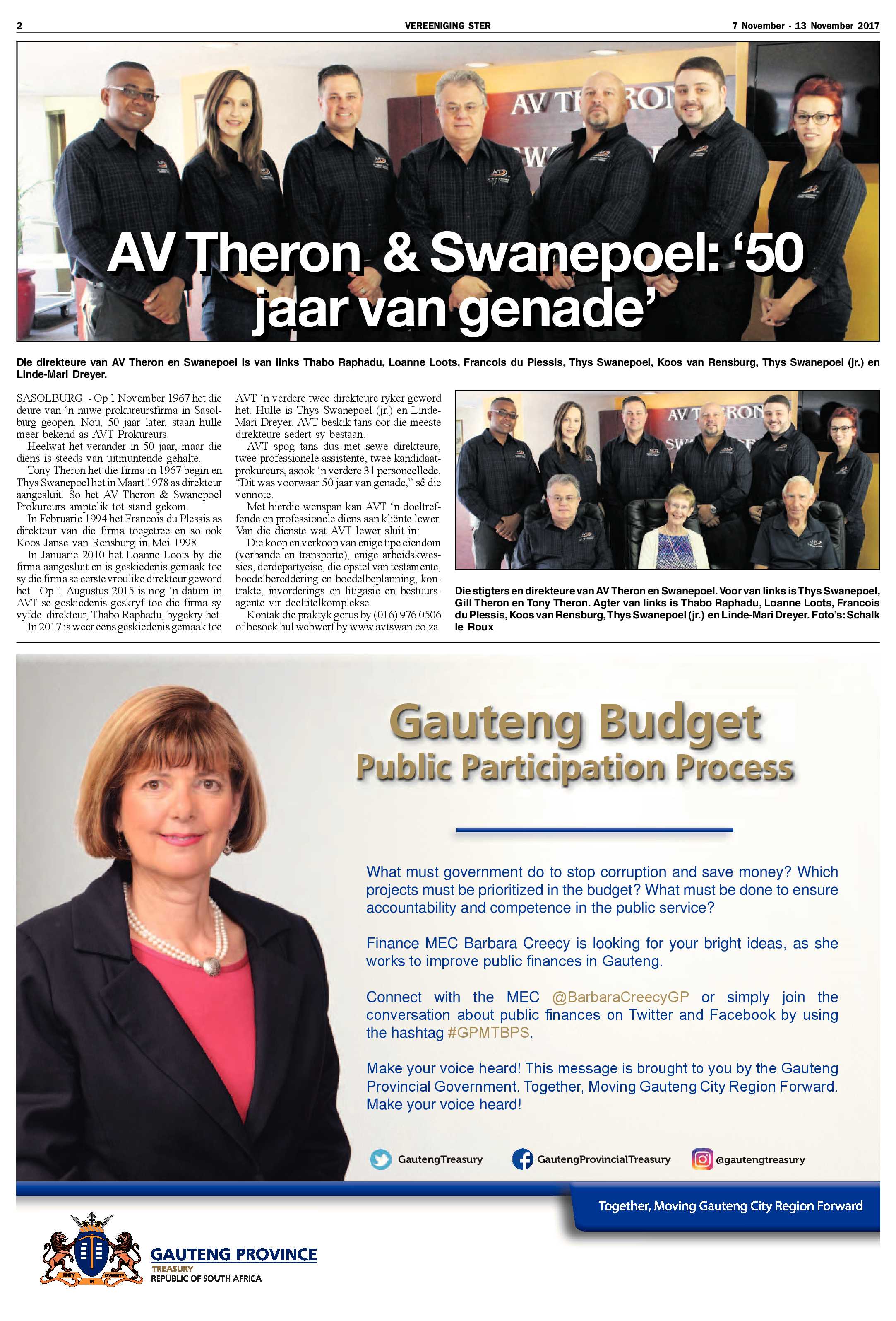 Vereeniging Ster 7 – 13 November 2017 page 2