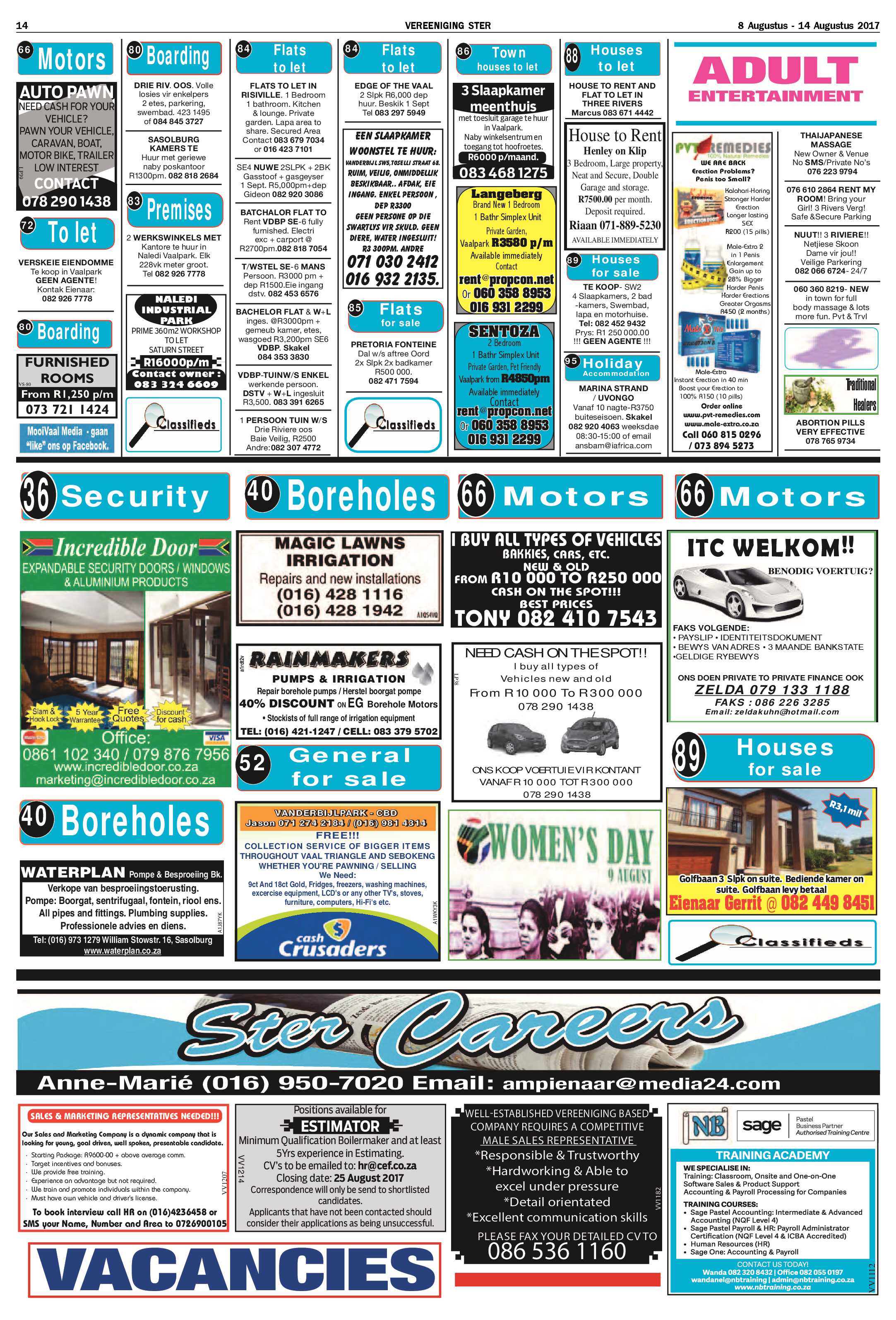 Vereeniging Ster 8 – 14 Augustus 2017 page 14