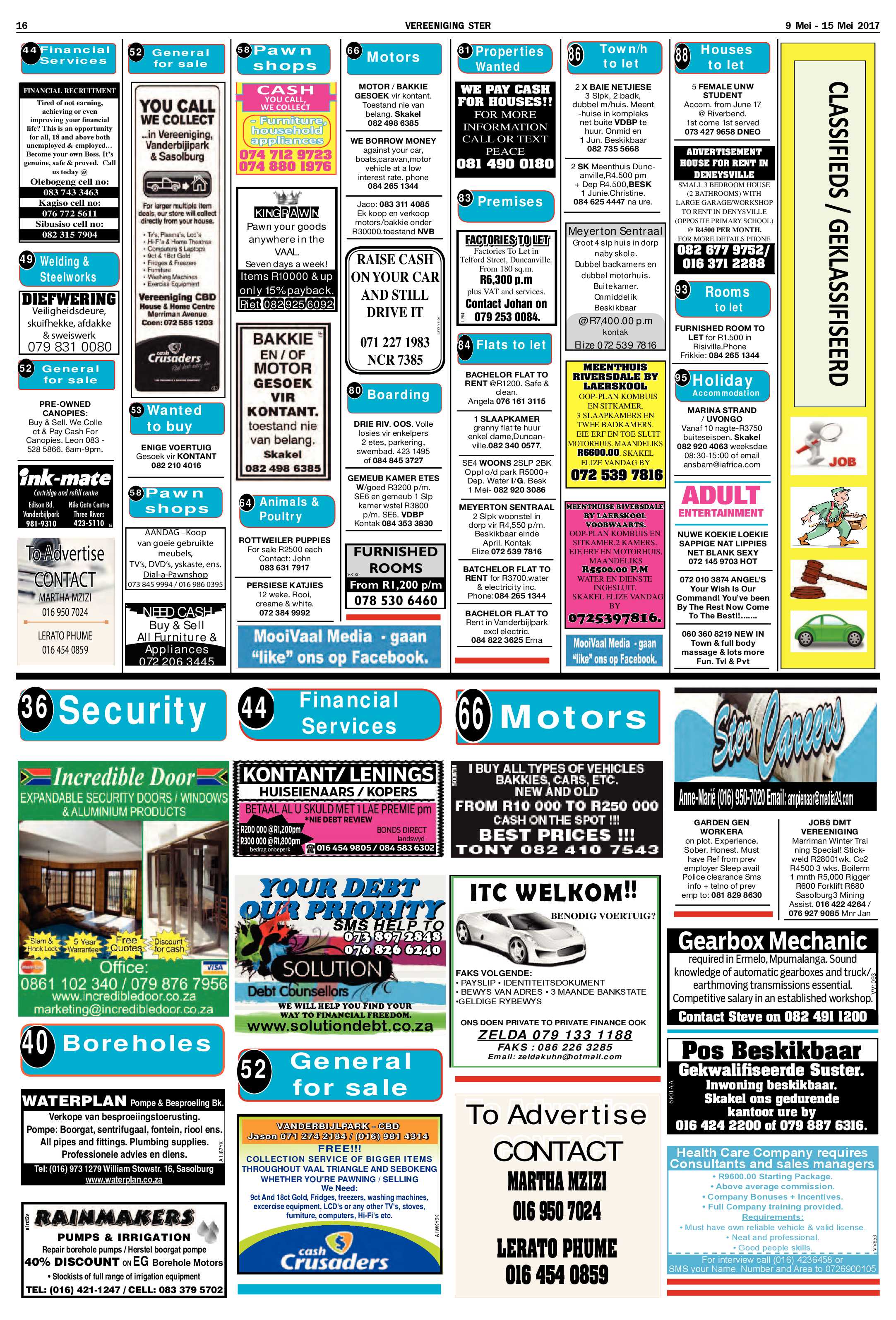 Vereeniging Ster 9 – 15 Mei 2017 page 16