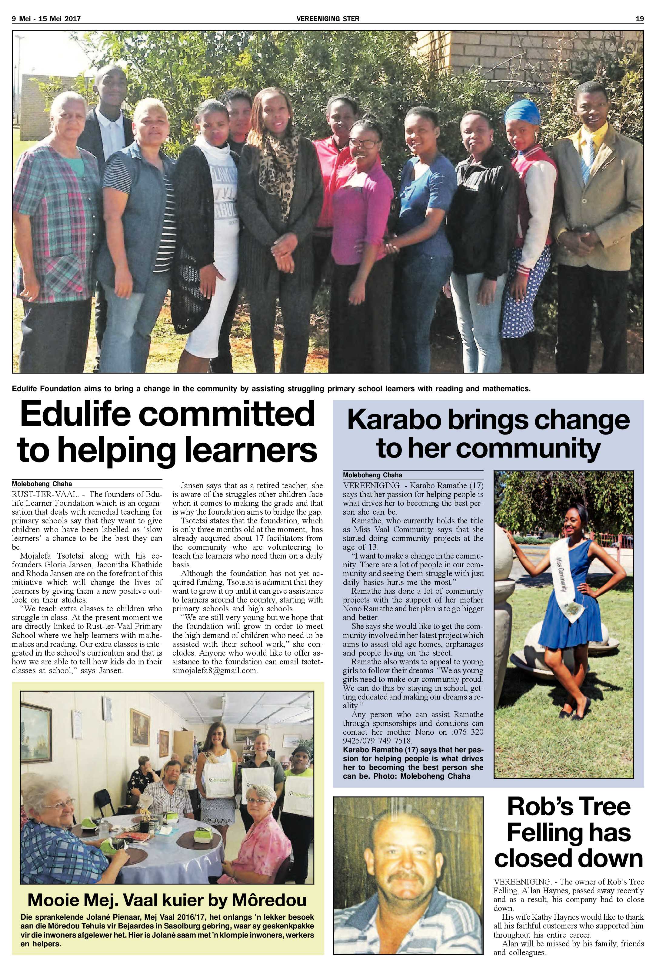 Vereeniging Ster 9 – 15 Mei 2017 page 19