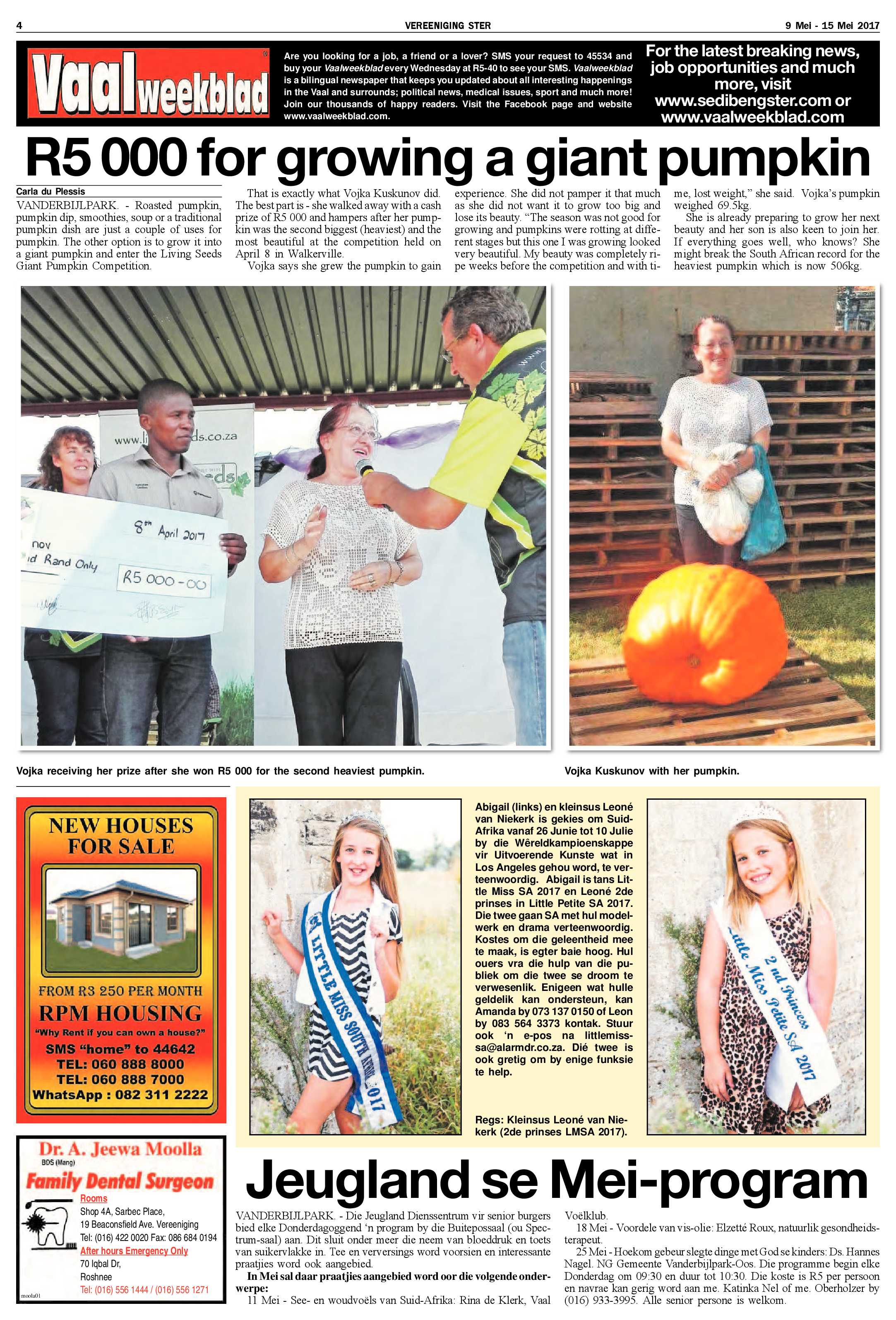 Vereeniging Ster 9 – 15 Mei 2017 page 4