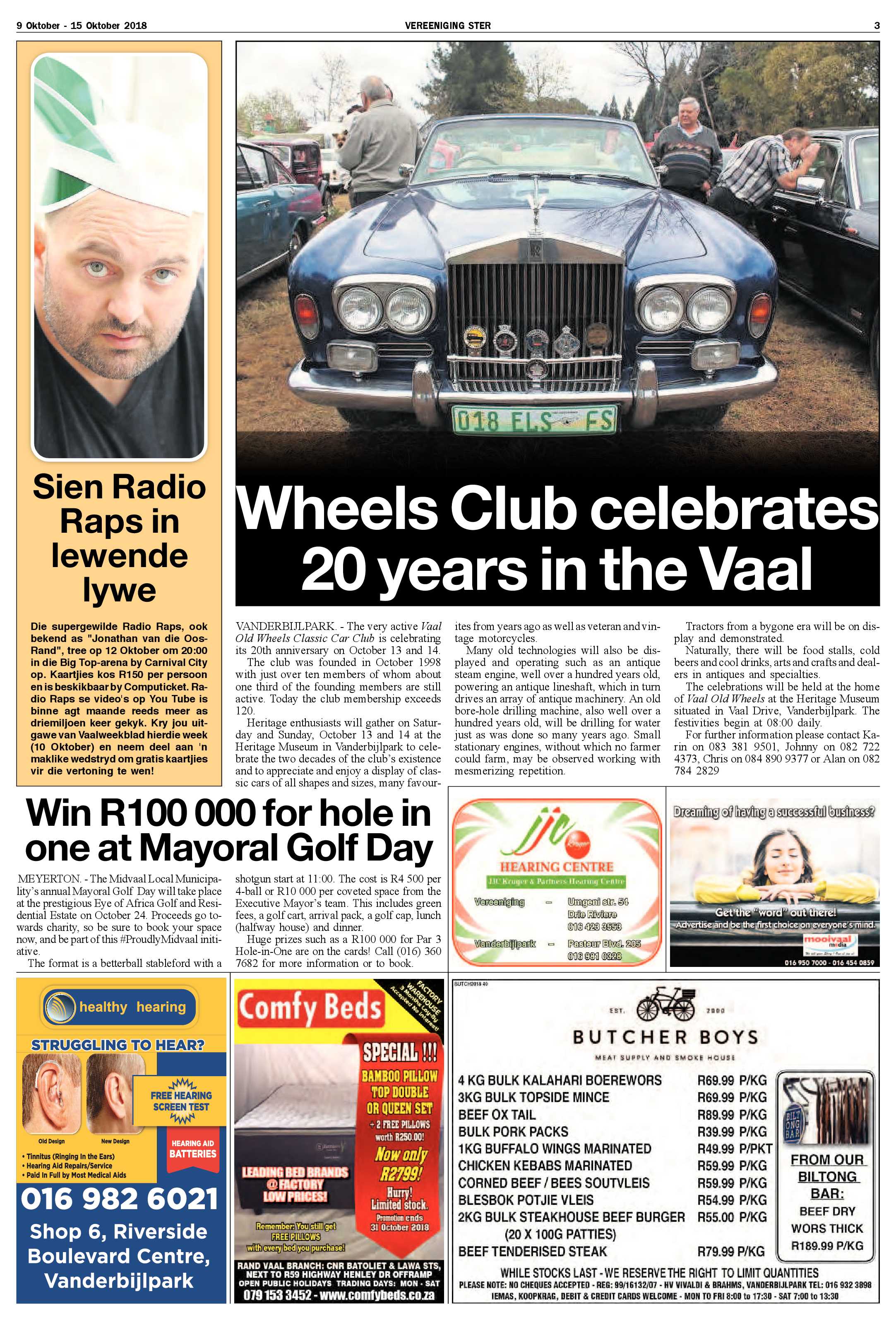 Vereeniging Ster  9 – 15 Oktober 2018 page 3