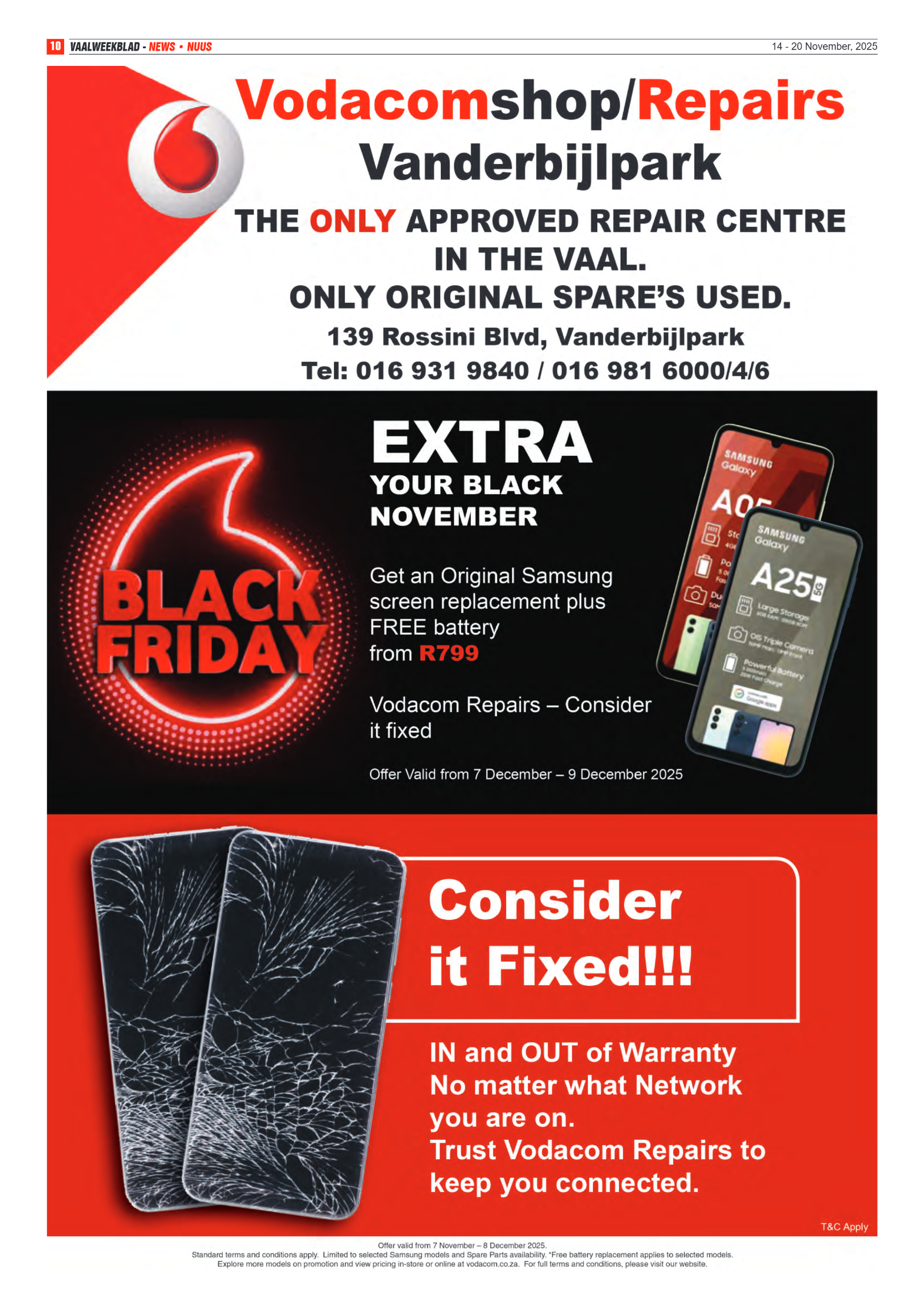 Vaalweekblad 14 – 20 November, 2025 page 10