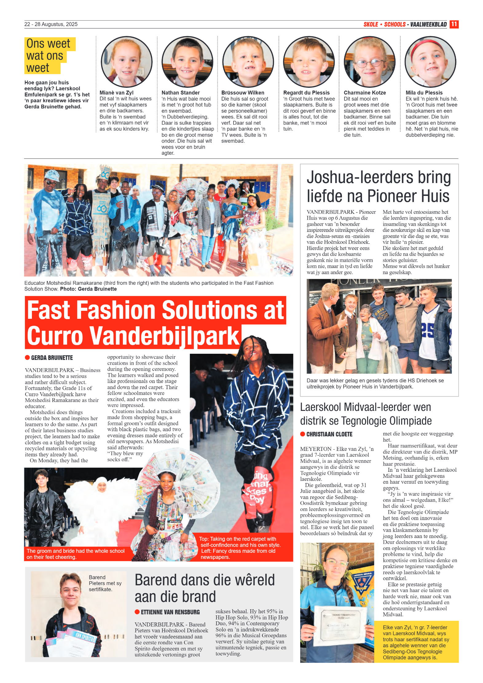 Vaalweekblad 22 – 28 Augustus, 2025 page 11