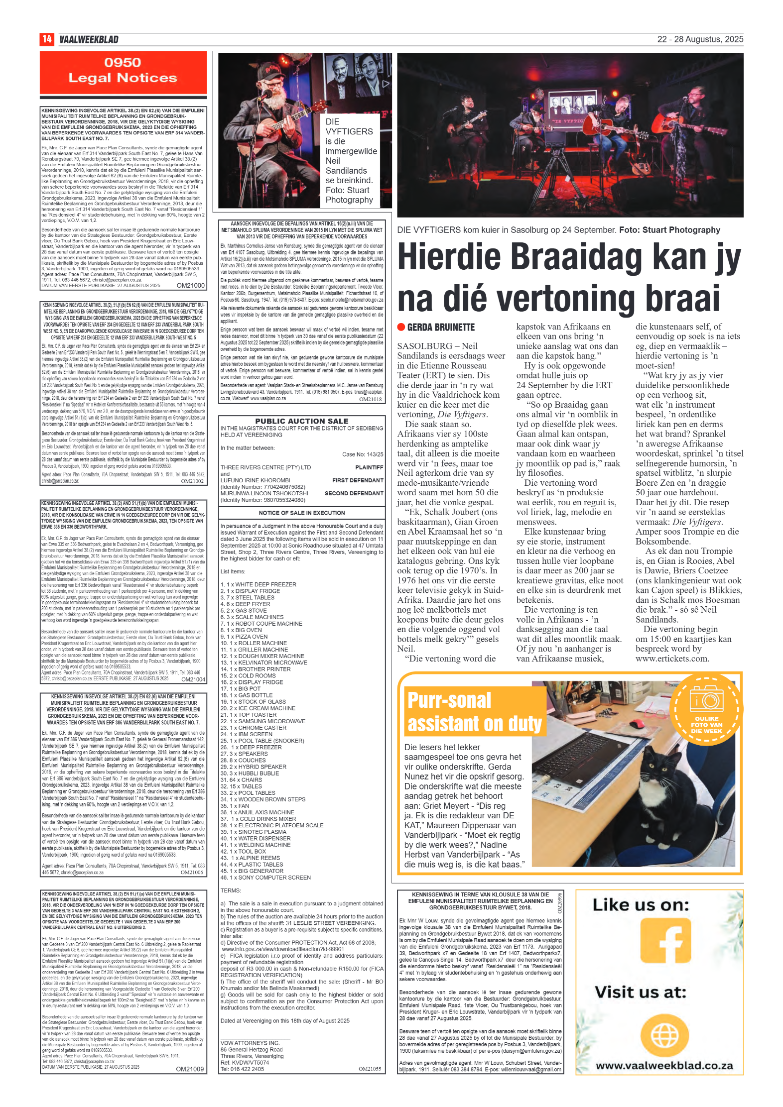 Vaalweekblad 22 – 28 Augustus, 2025 page 14