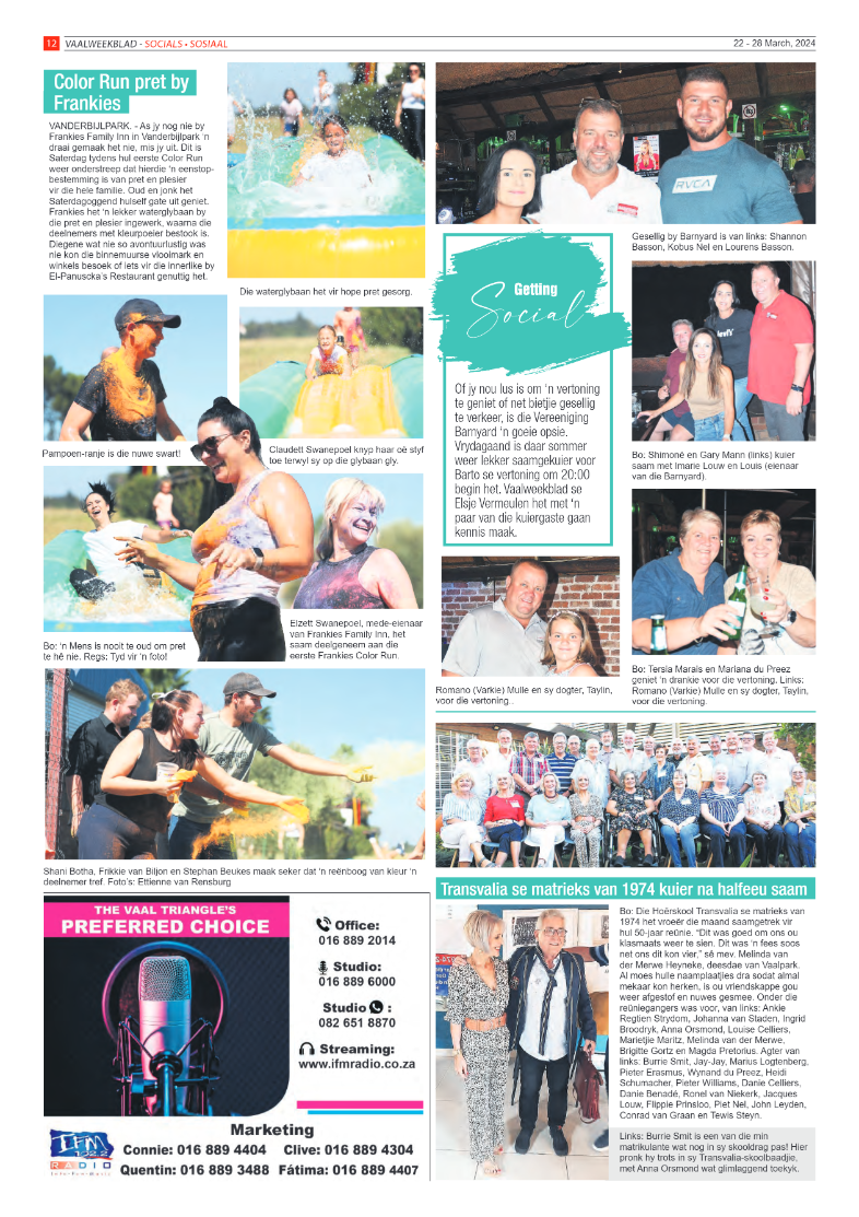Vaalweekblad 22 – 28 March, 2024 page 12