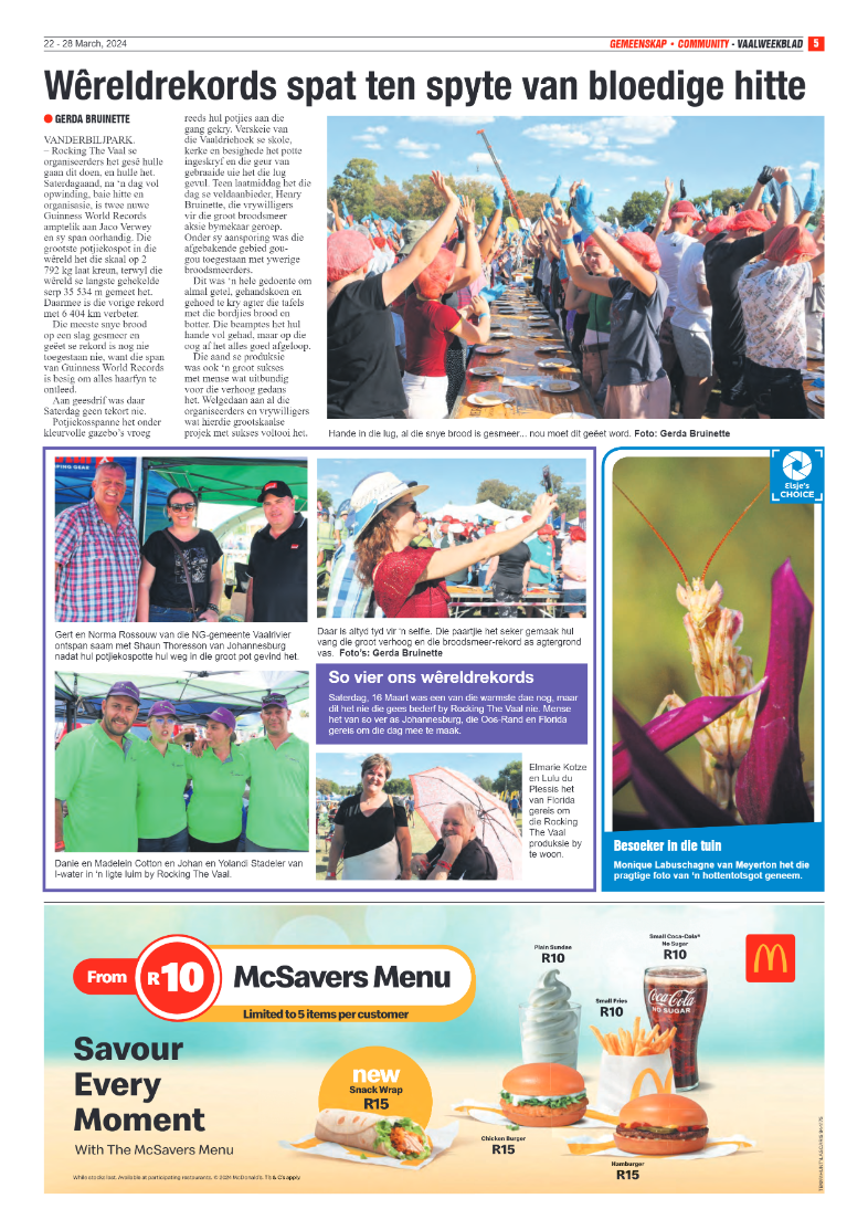 Vaalweekblad 22 – 28 March, 2024 page 5