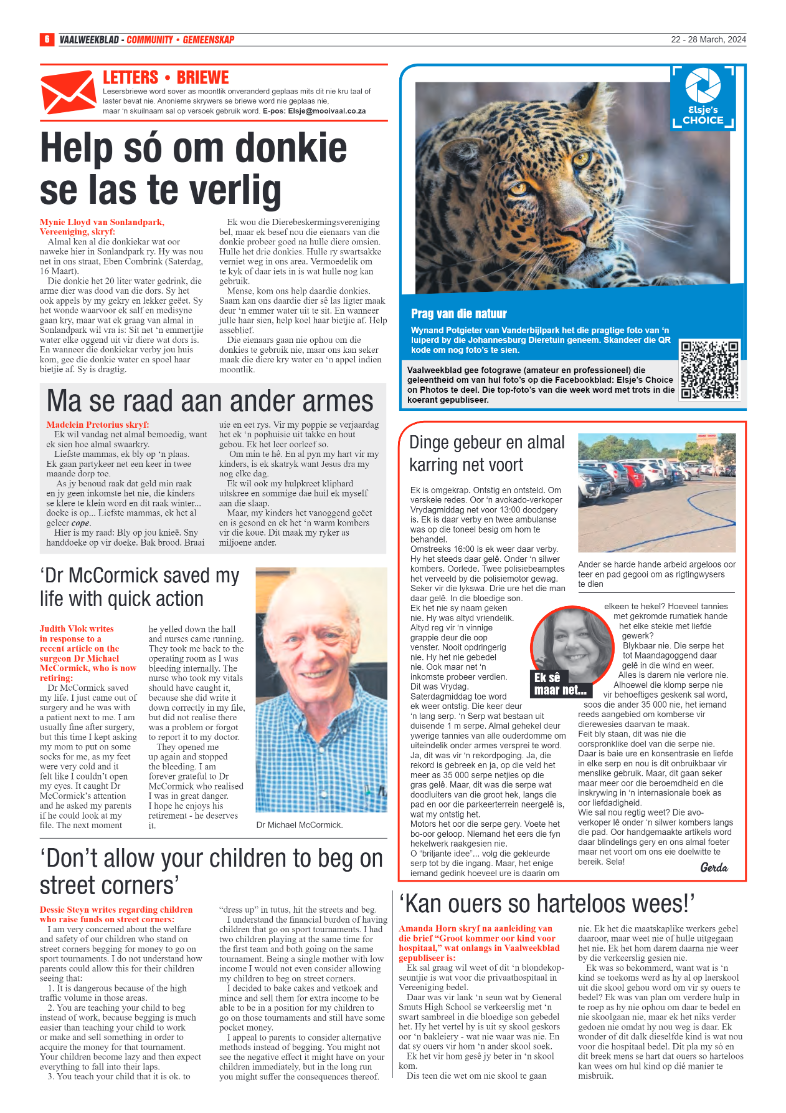 Vaalweekblad 22 – 28 March, 2024 page 6