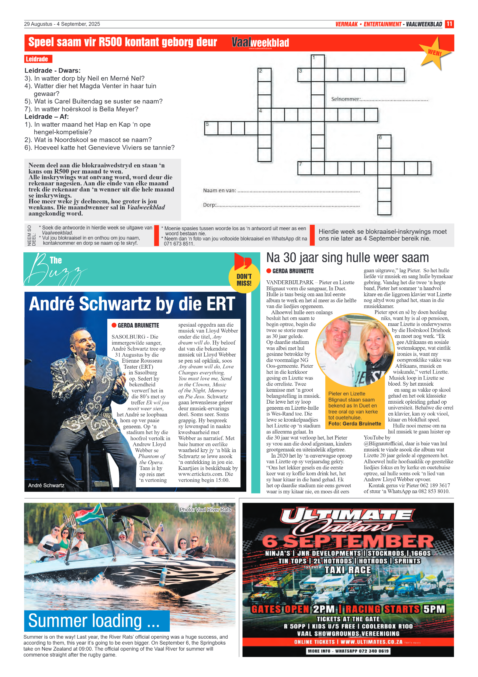 Vaalweekblad 29 Augustus – 4 September, 2025 page 11