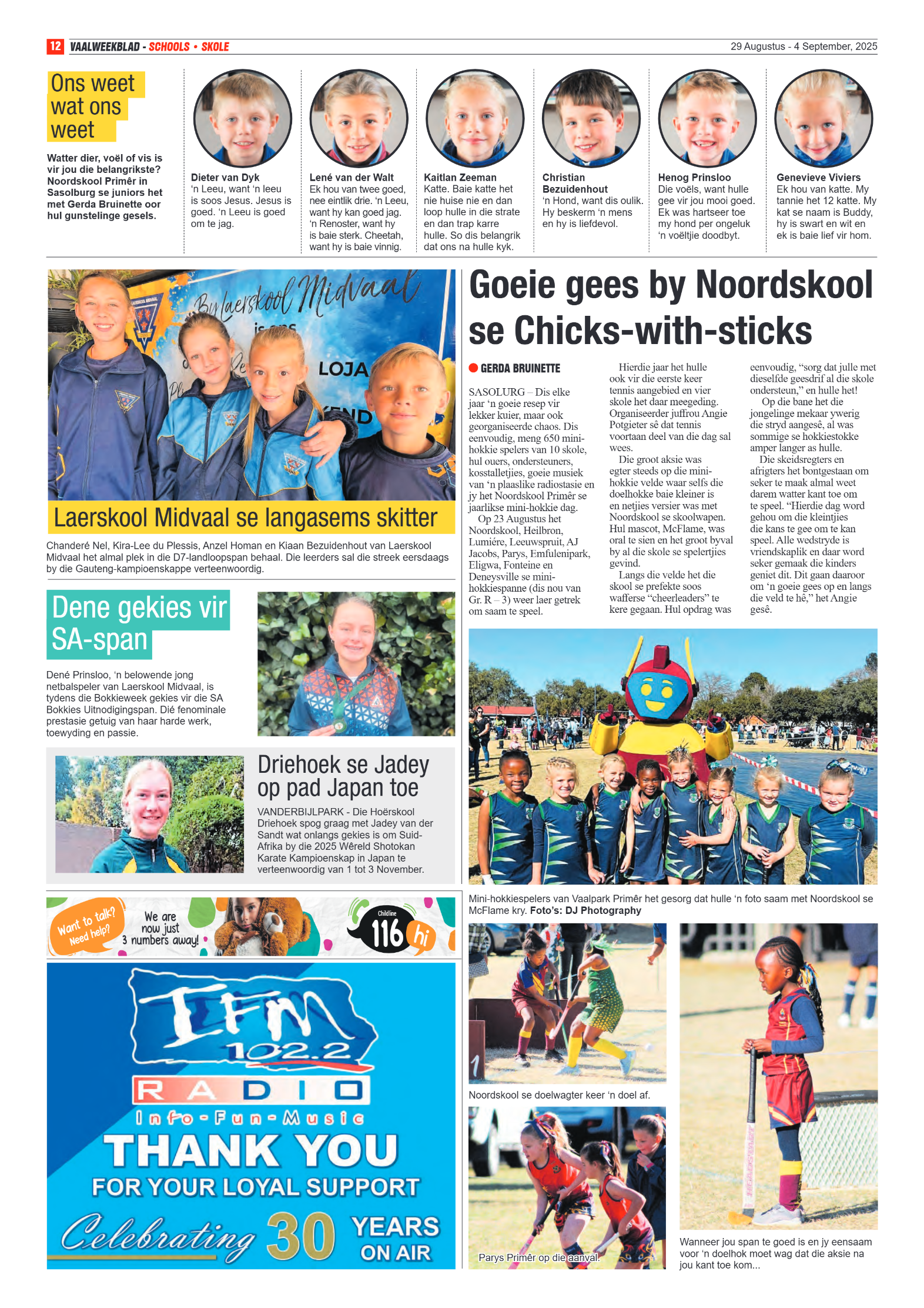Vaalweekblad 29 Augustus – 4 September, 2025 page 12