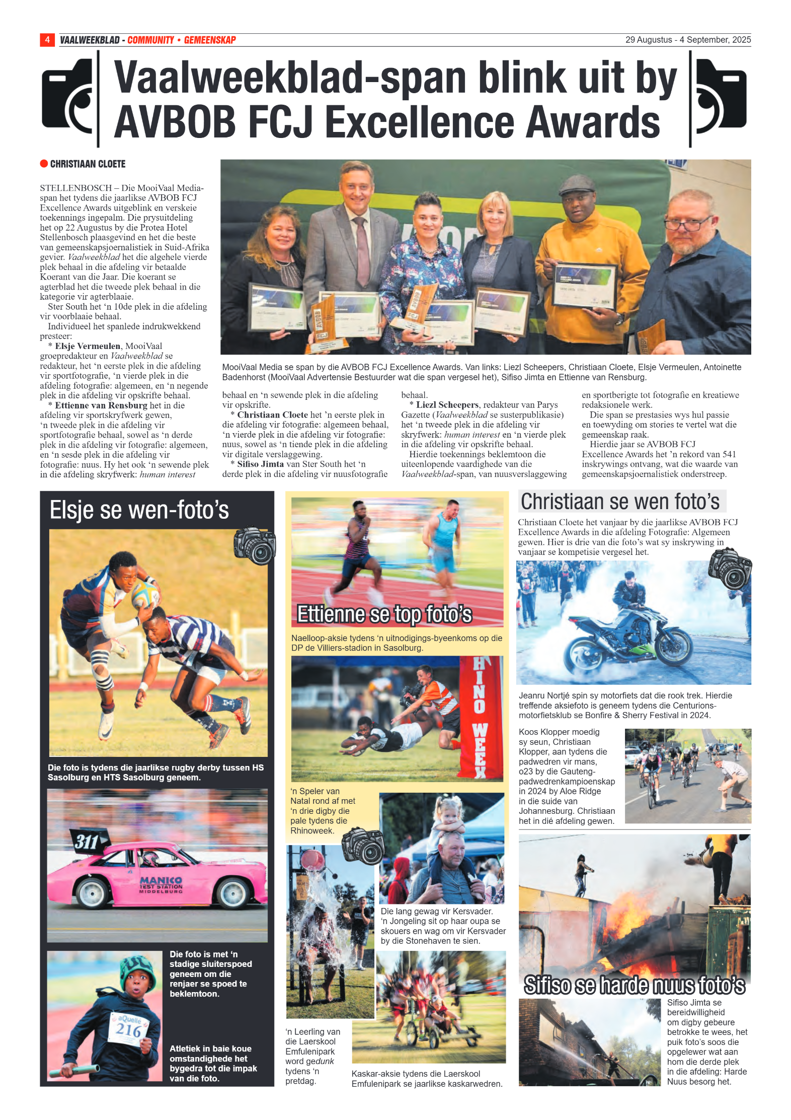 Vaalweekblad 29 Augustus – 4 September, 2025 page 4