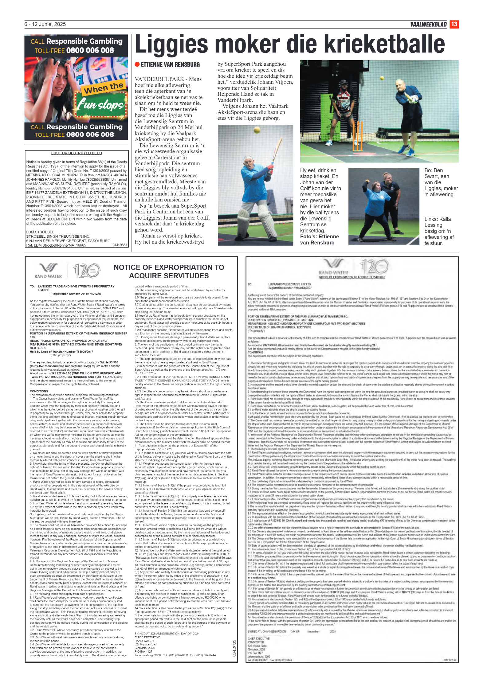 Vaalweekblad 6 – 12 Junie, 2025 page 13