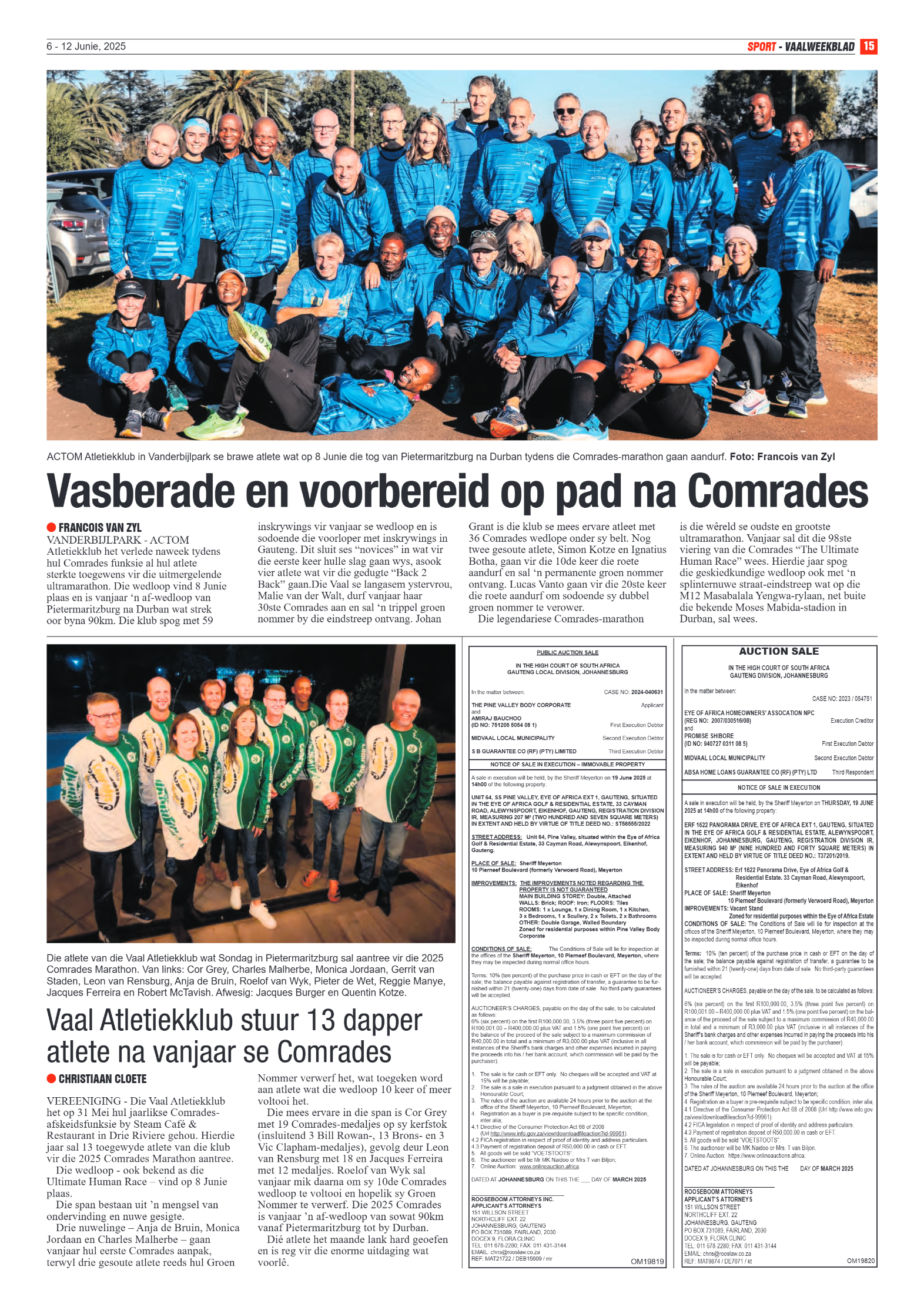 Vaalweekblad 6 – 12 Junie, 2025 page 15