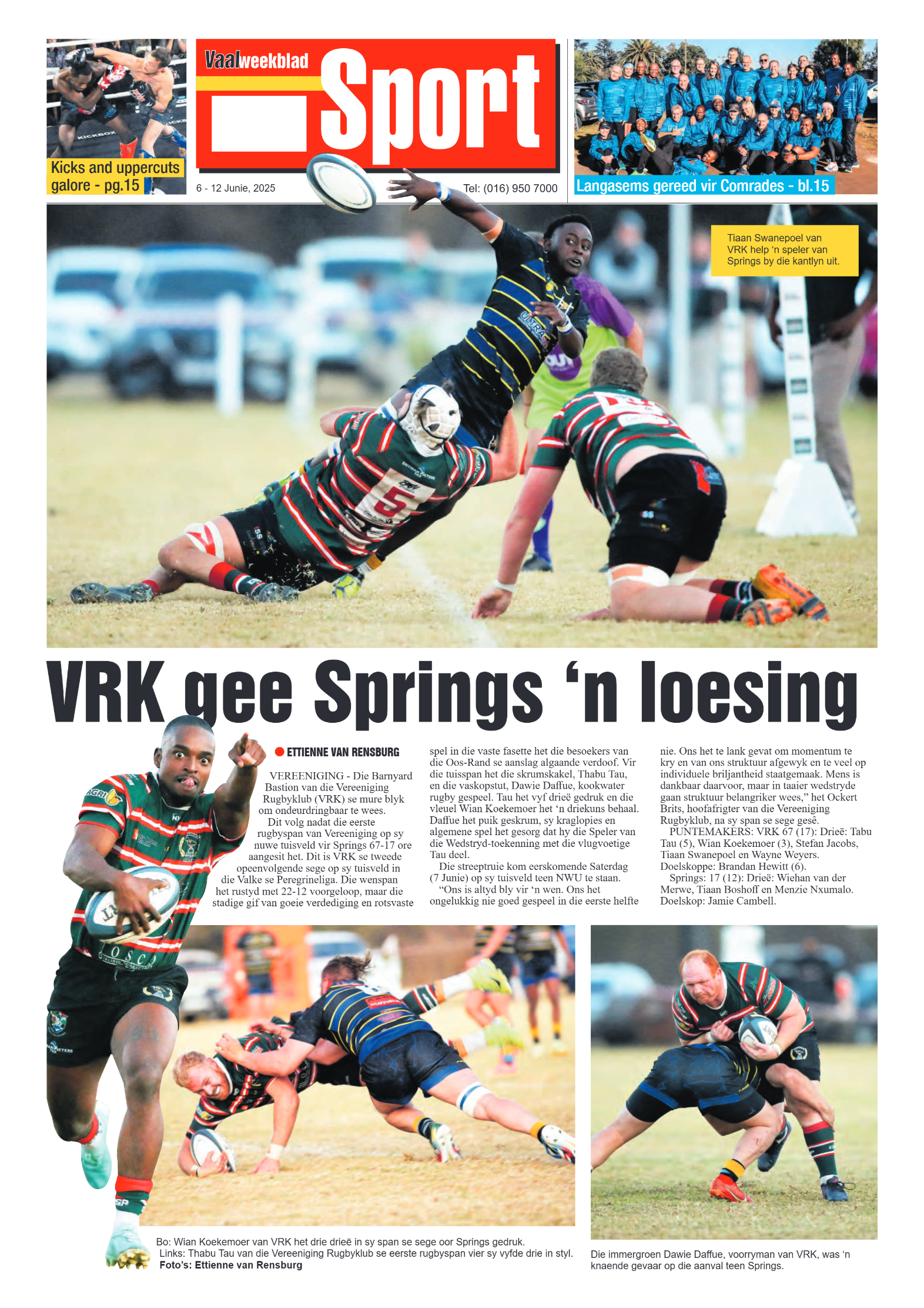 Vaalweekblad 6 – 12 Junie, 2025 page 16
