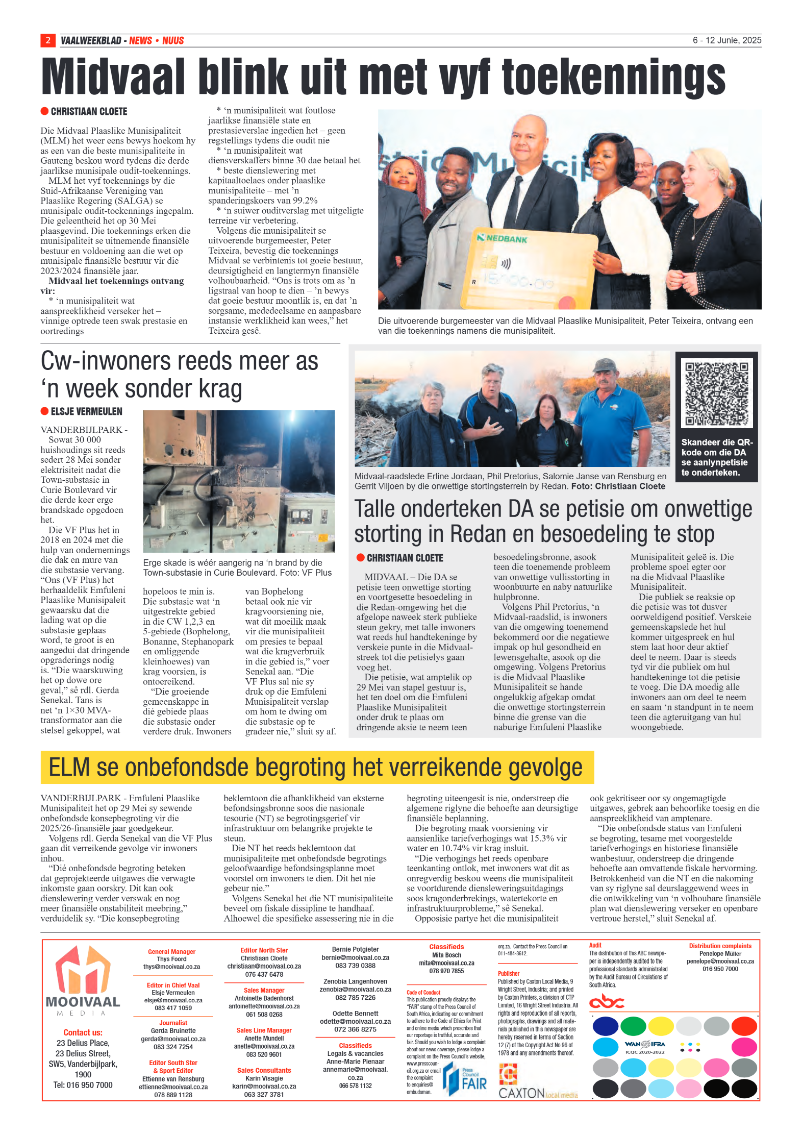Vaalweekblad 6 – 12 Junie, 2025 page 2