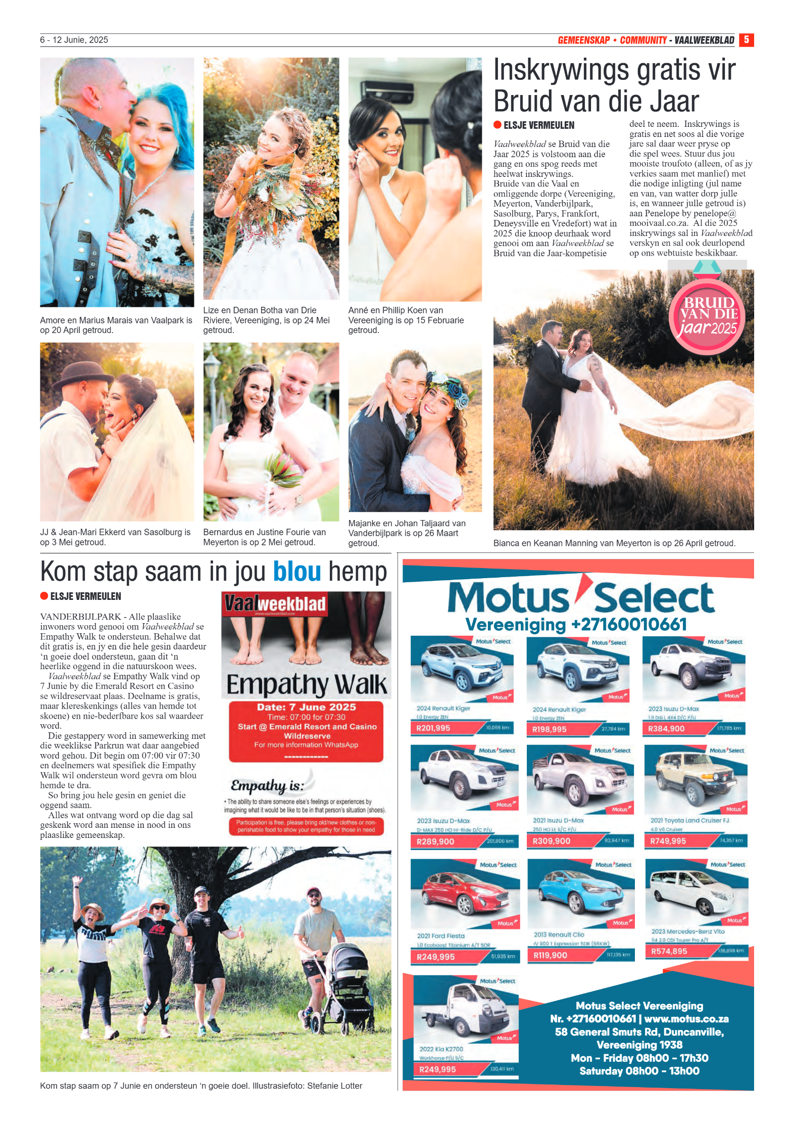Vaalweekblad 6 – 12 Junie, 2025 page 5