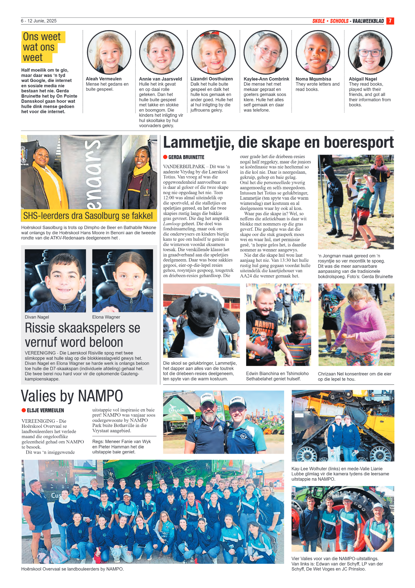 Vaalweekblad 6 – 12 Junie, 2025 page 7